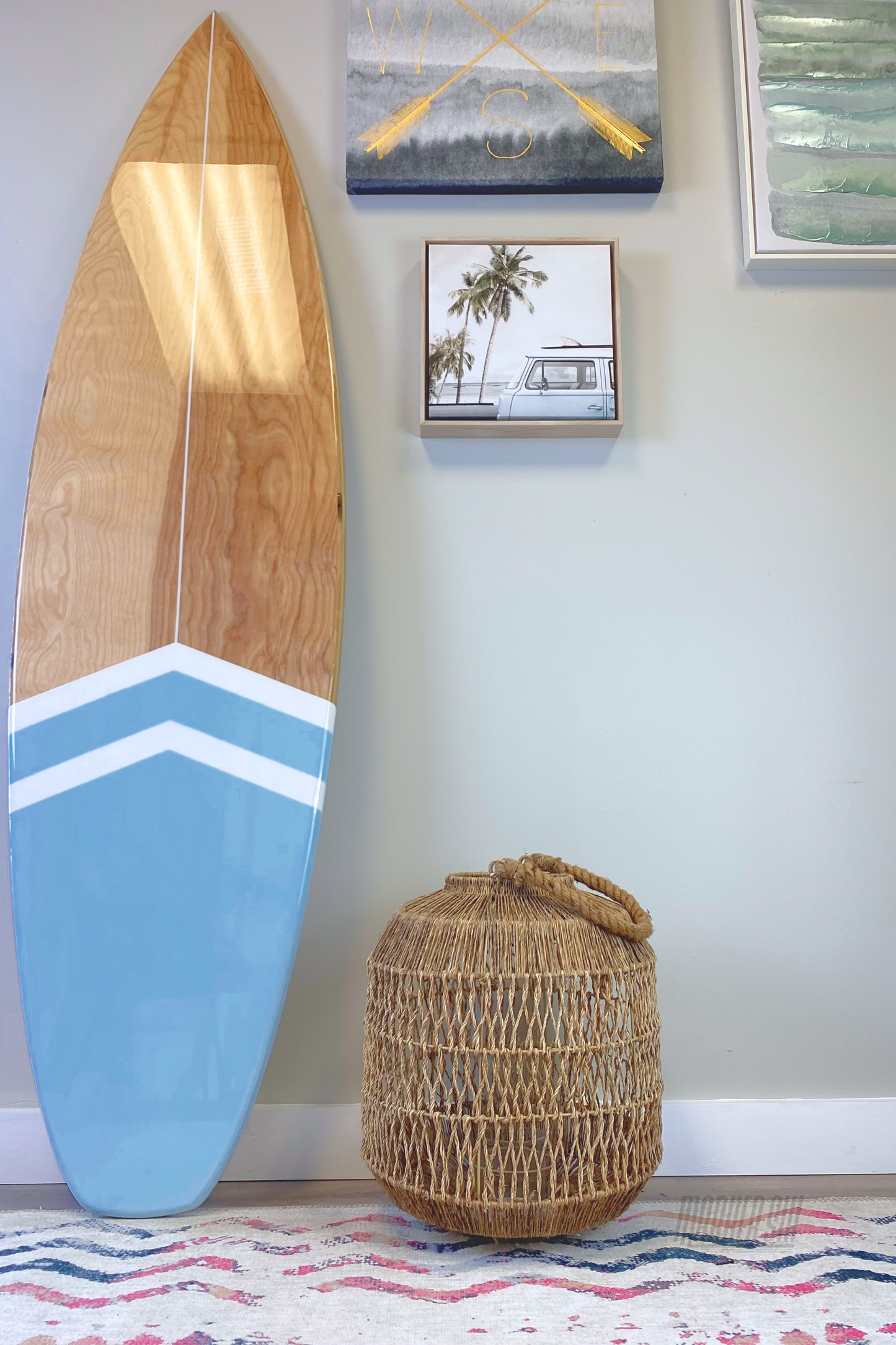 The Local Surfboard Wall Hanger