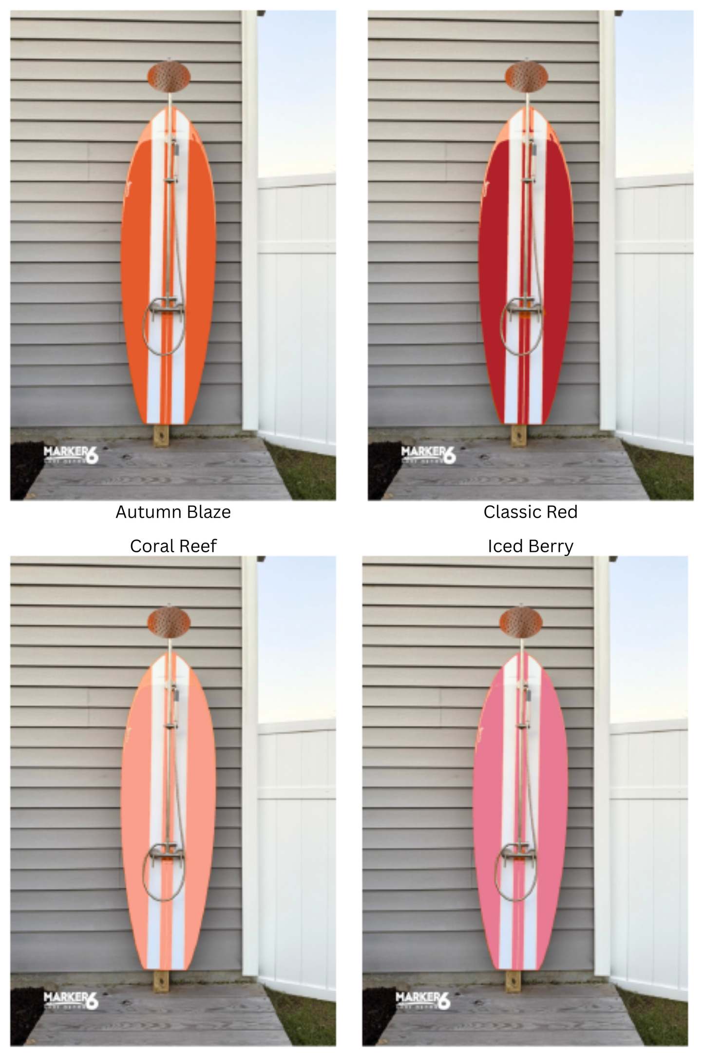 Shortboard PVC Surfboard Outdoor Shower