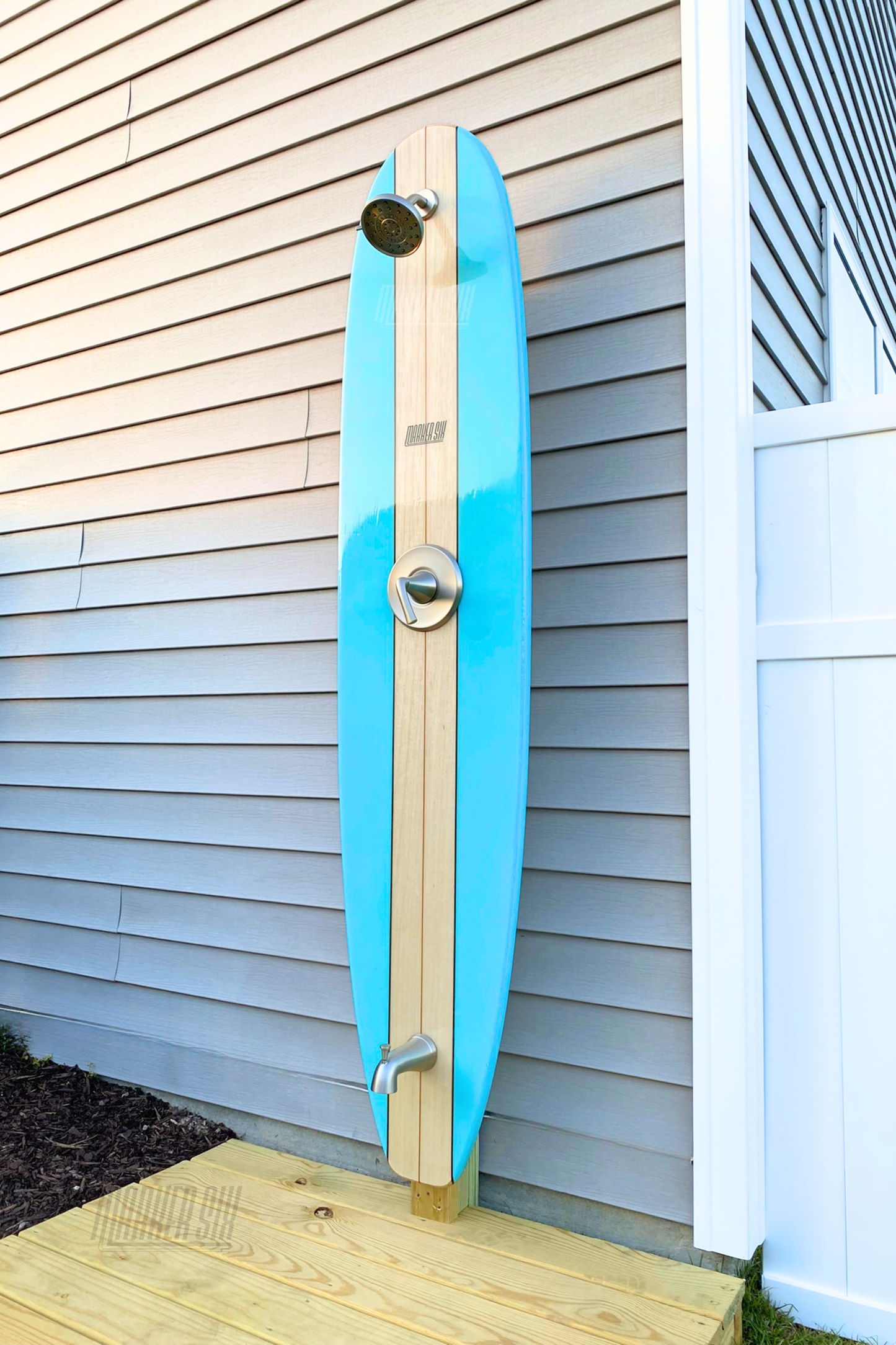 Surfboard Outdoor Shower