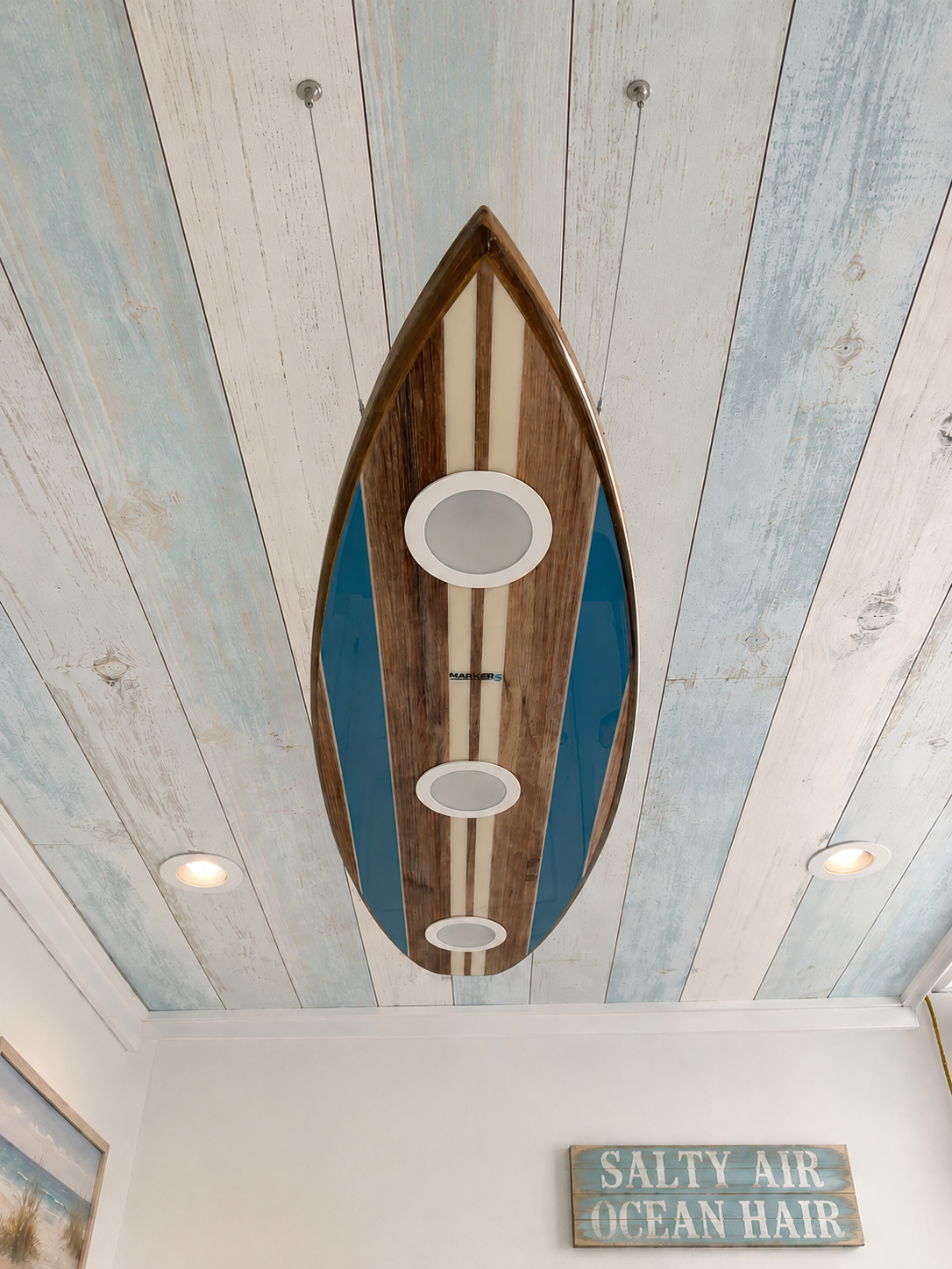 Surfboard Ceiling Light