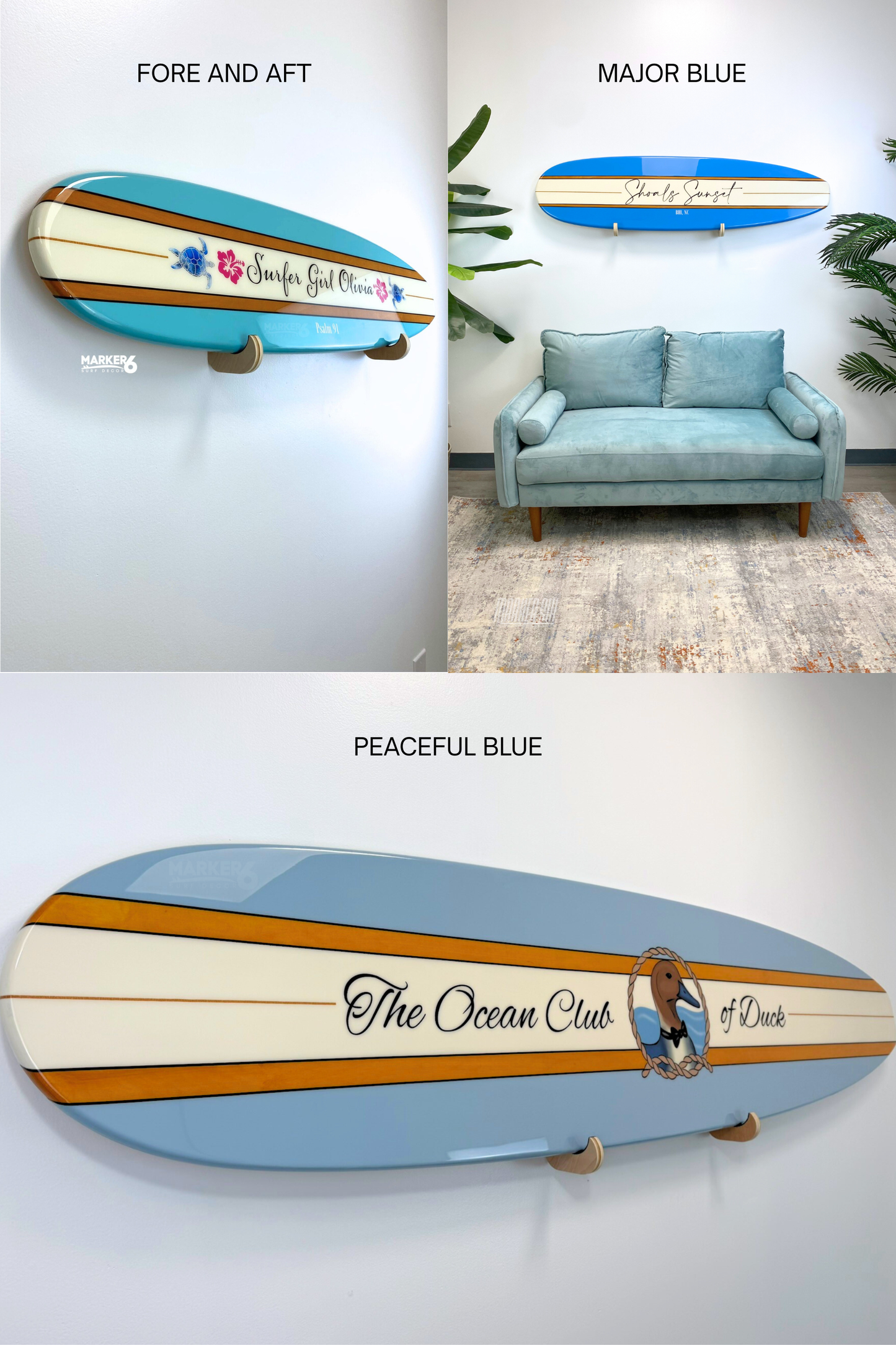 The Classic Surfboard Wall Art
