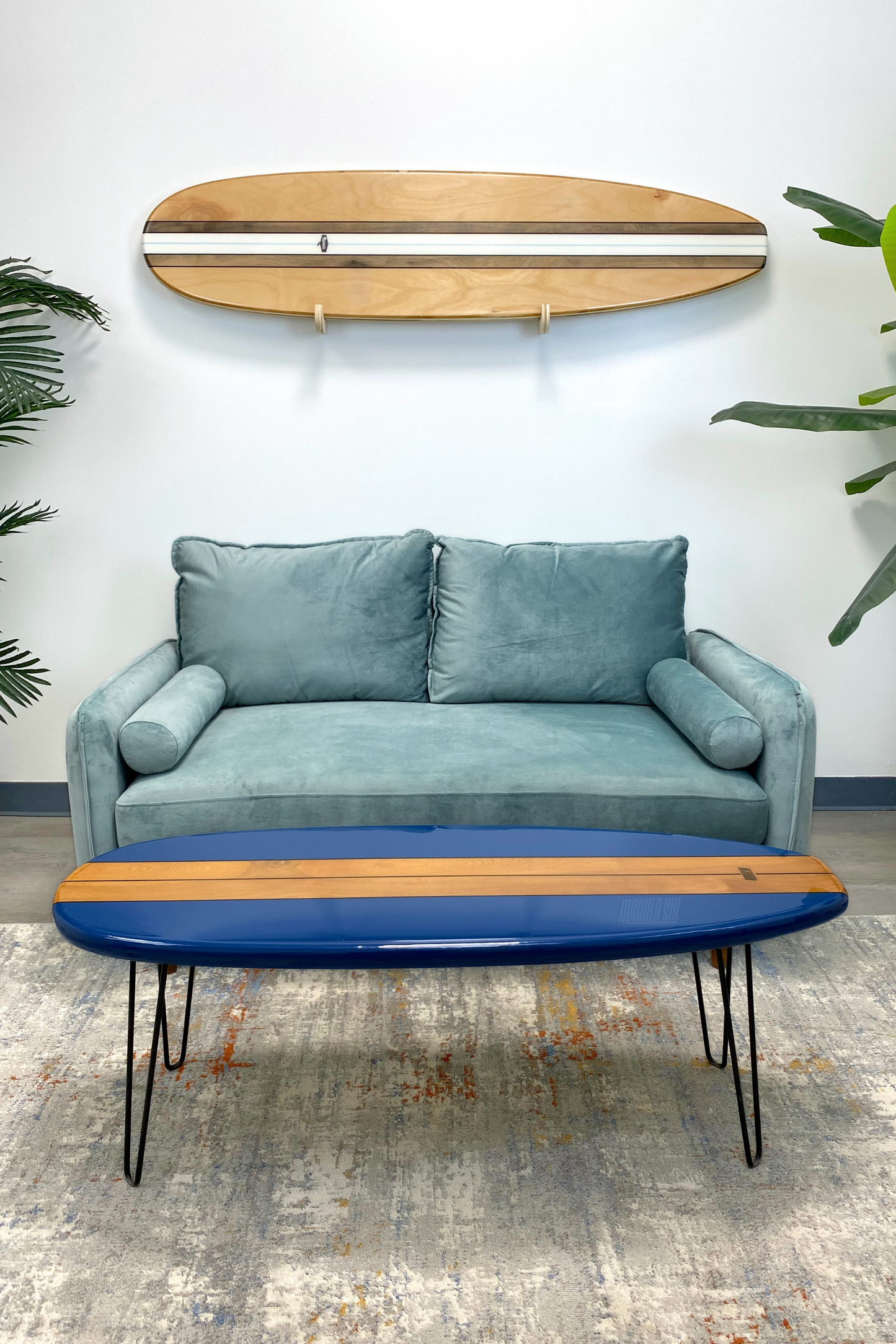 The Rogue Surfboard Coffee Table