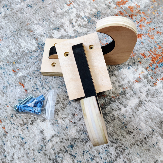 Wood Wall Mounted Hooks For Surfboard Wall Décor