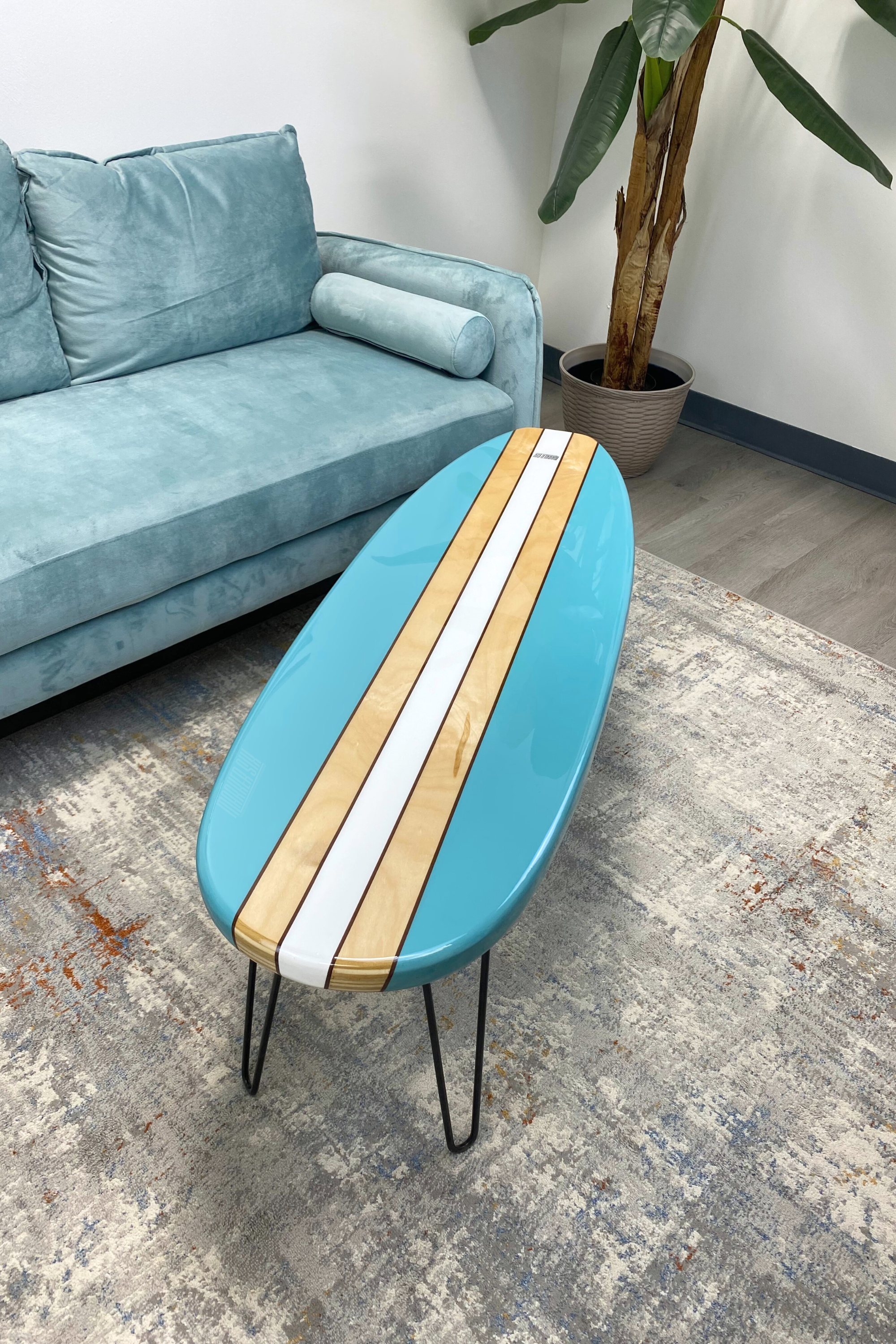 The King Tide Surfboard Coffee Table – Marker Six