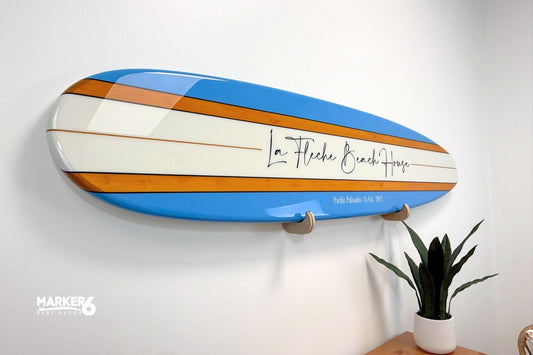 The Classic Outdoor PVC Surfboard Sign