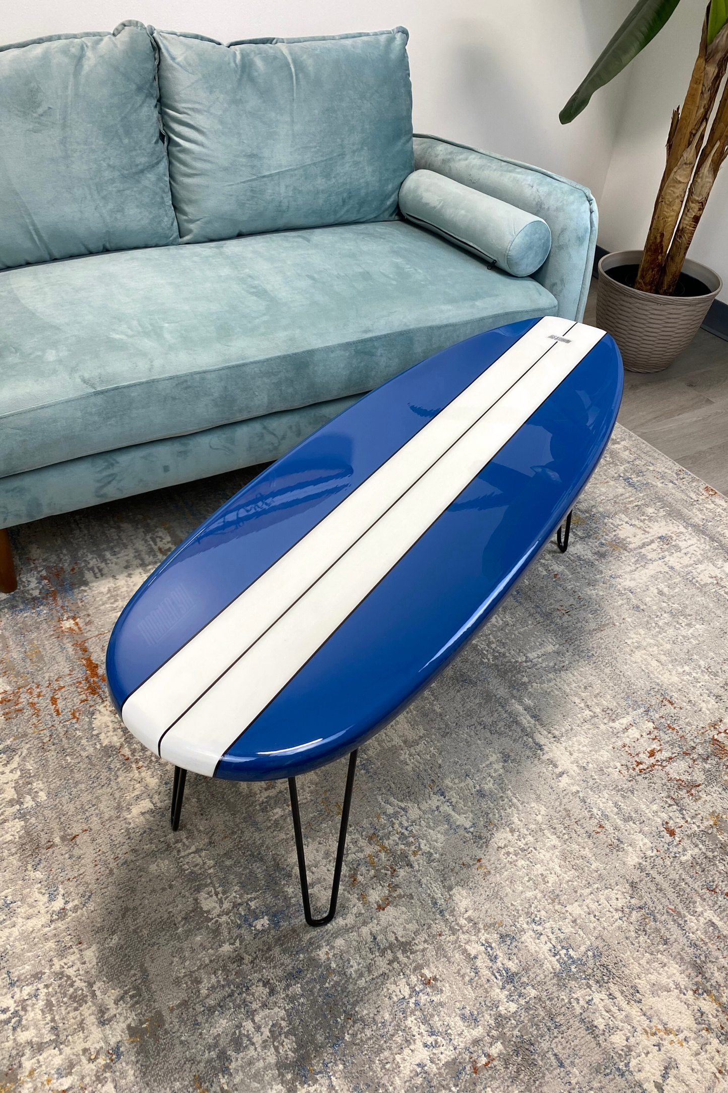 The Nags Head Classic Surfboard Coffee Table Color Options