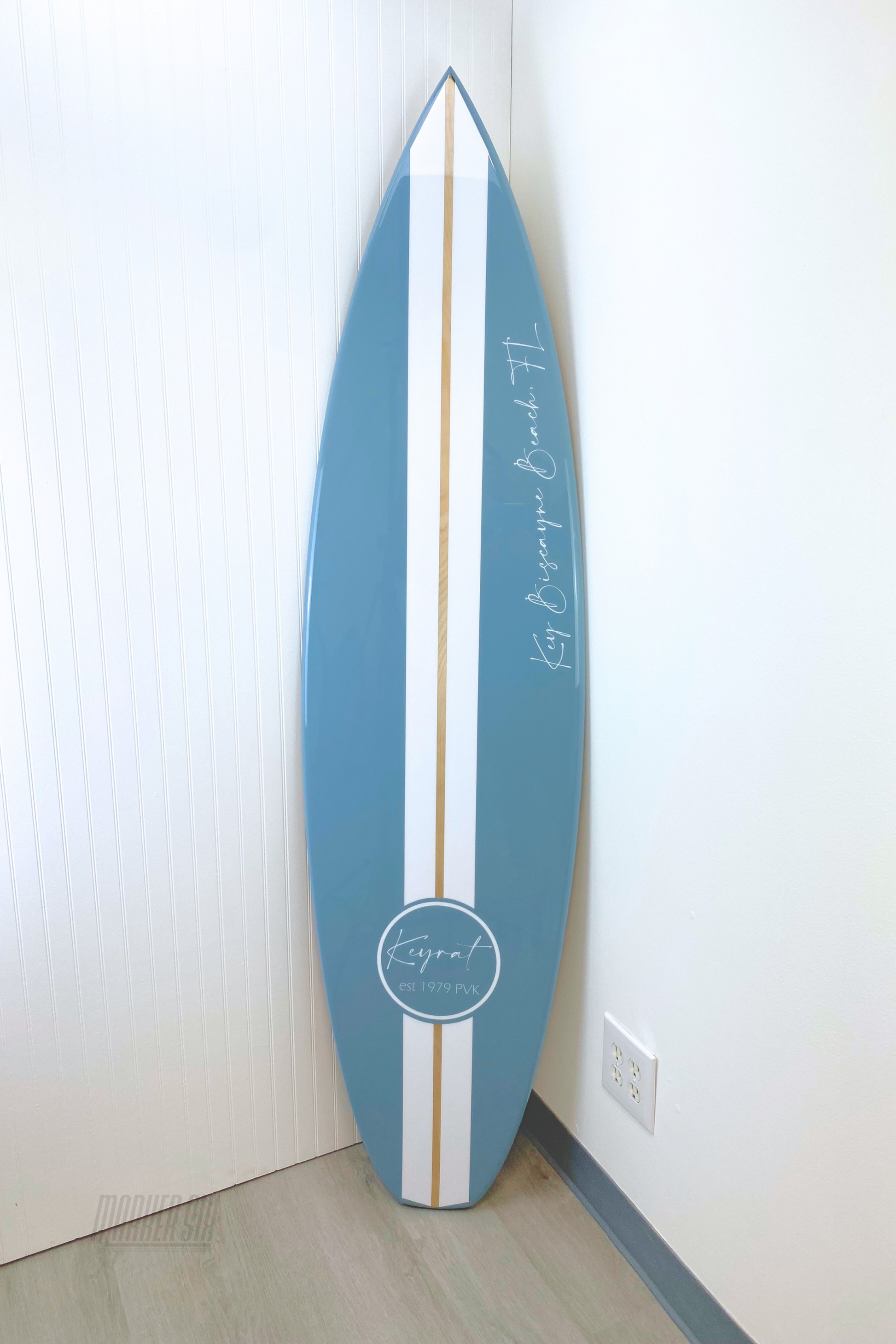 The Huntington Surfboard Wall Art – Marker Six