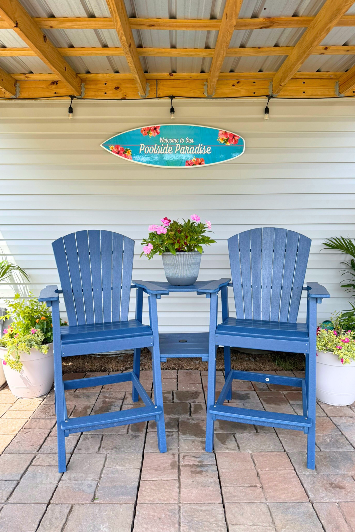 Weatherproof Surfboard Wall Art PVC Beach House Sign