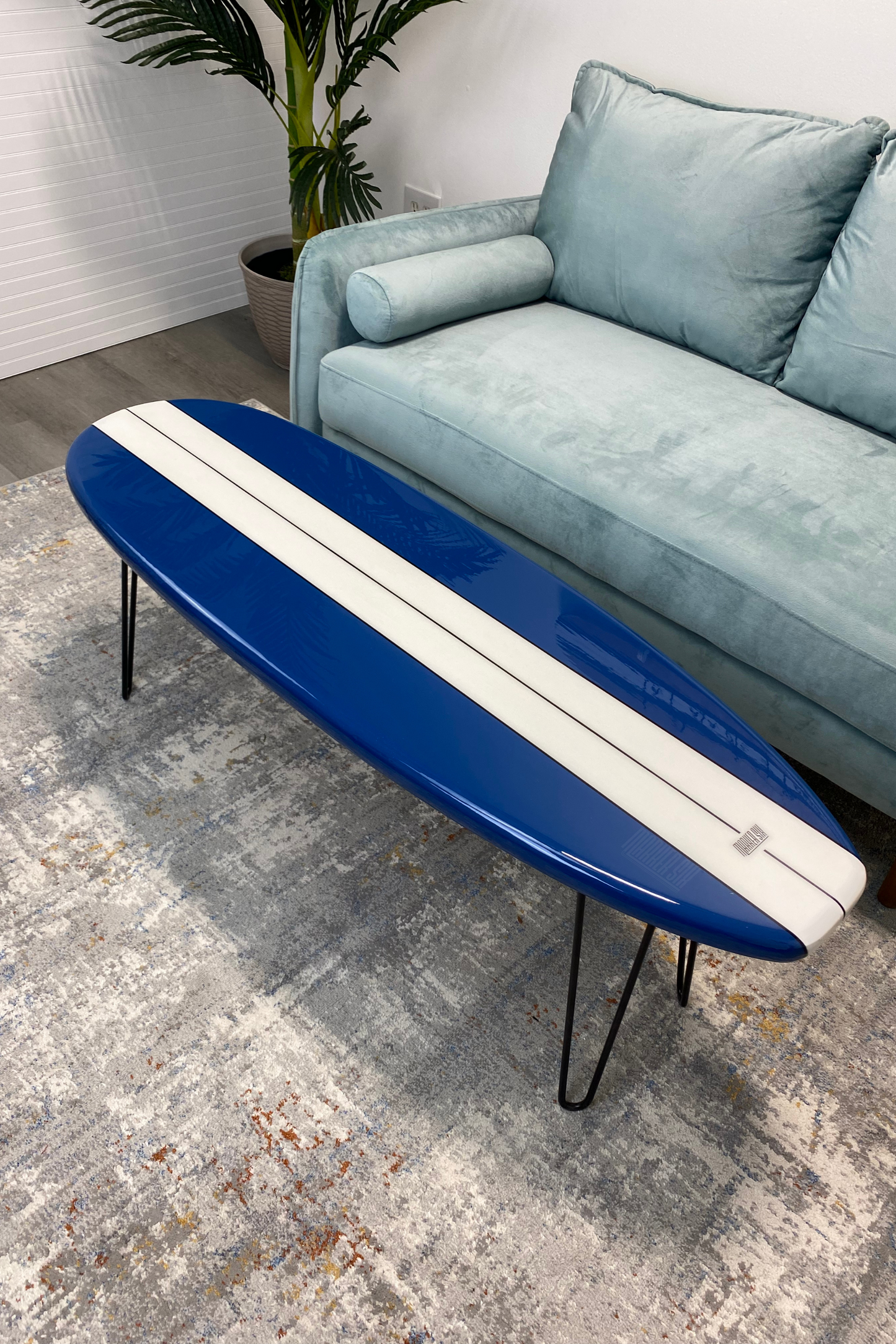 The Nags Head Classic Surfboard Coffee Table Color Options