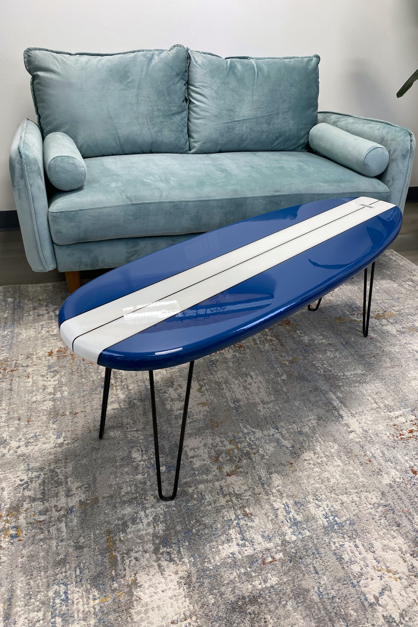 The Nags Head Classic Surfboard Coffee Table Color Options