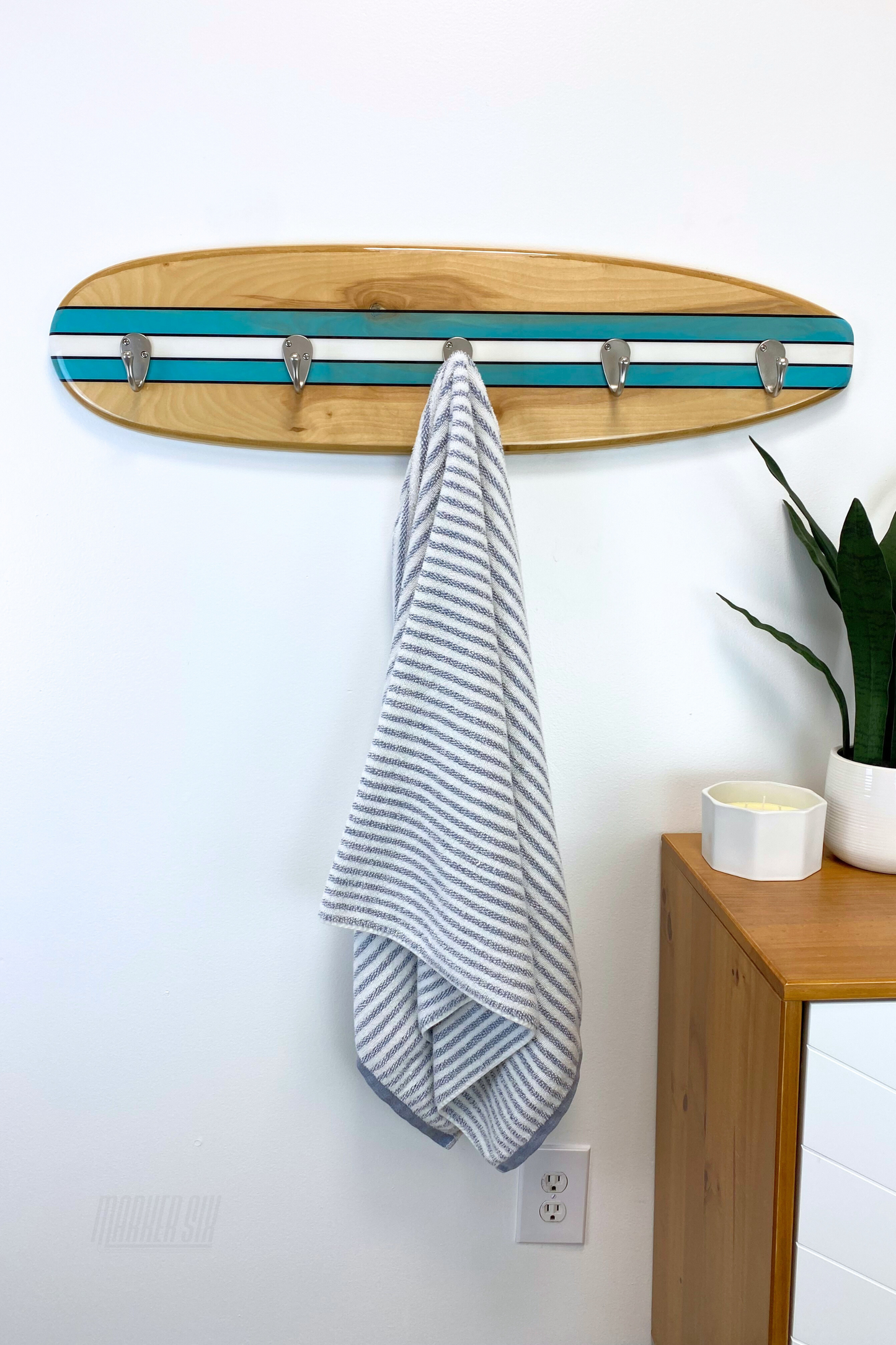Surfboard Towel Rack