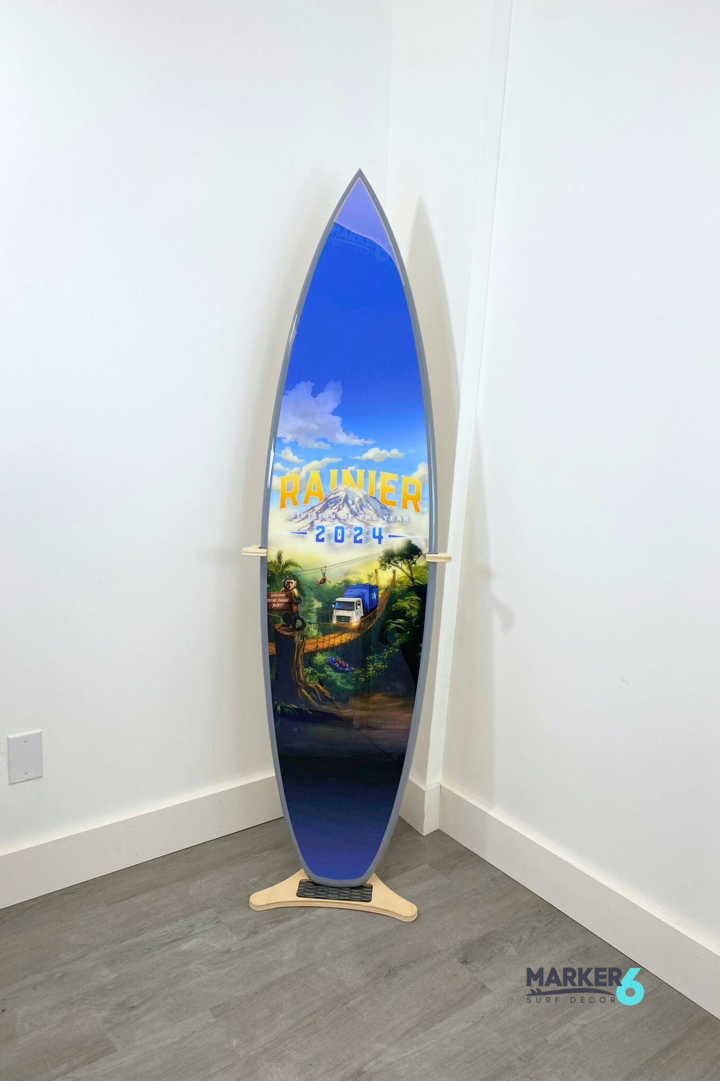 Custom Wrapped Shortboard Surfboard for Branding/Your Design