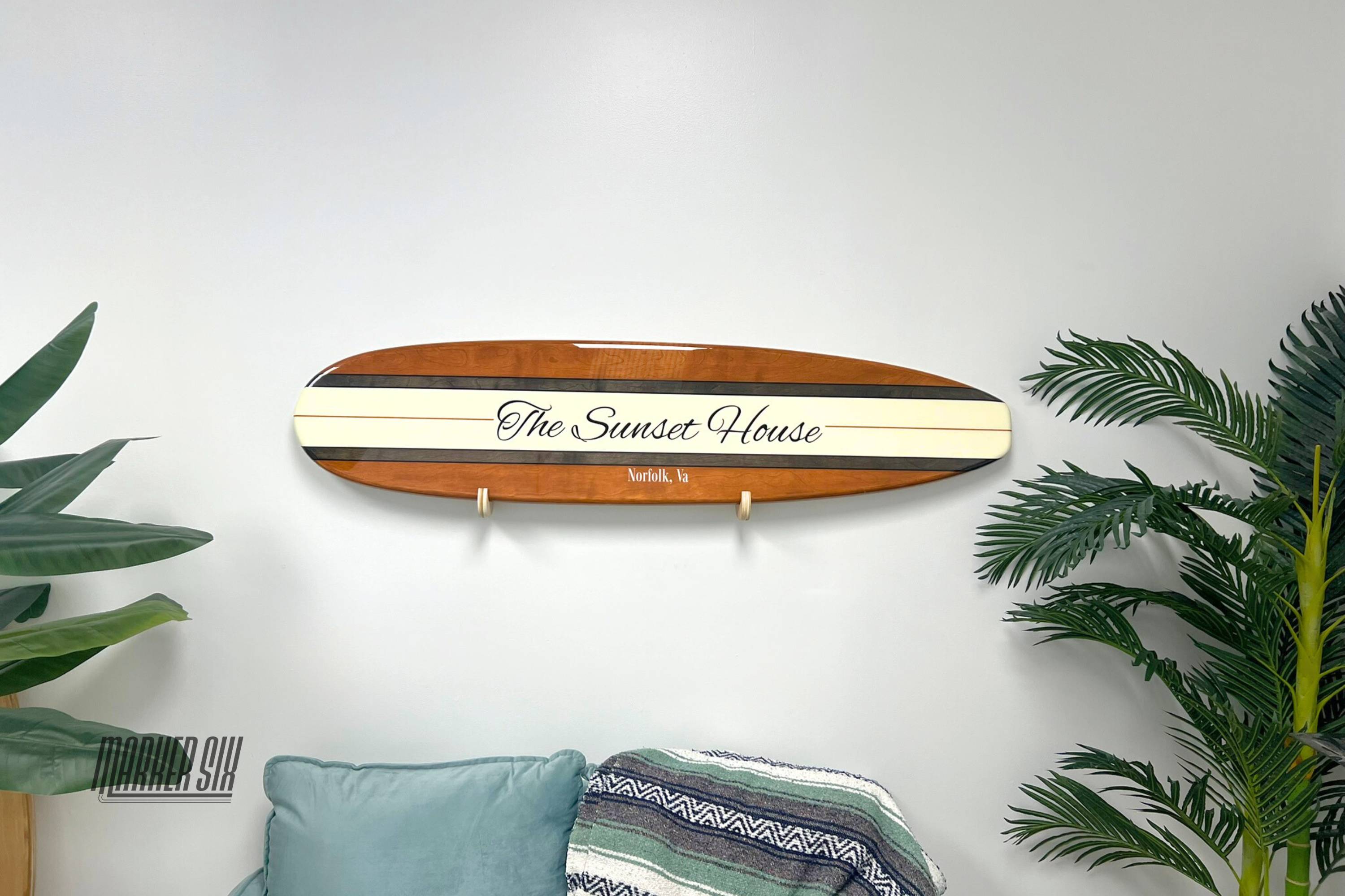 The Aloha Surfboard Wall Decor – Marker Six