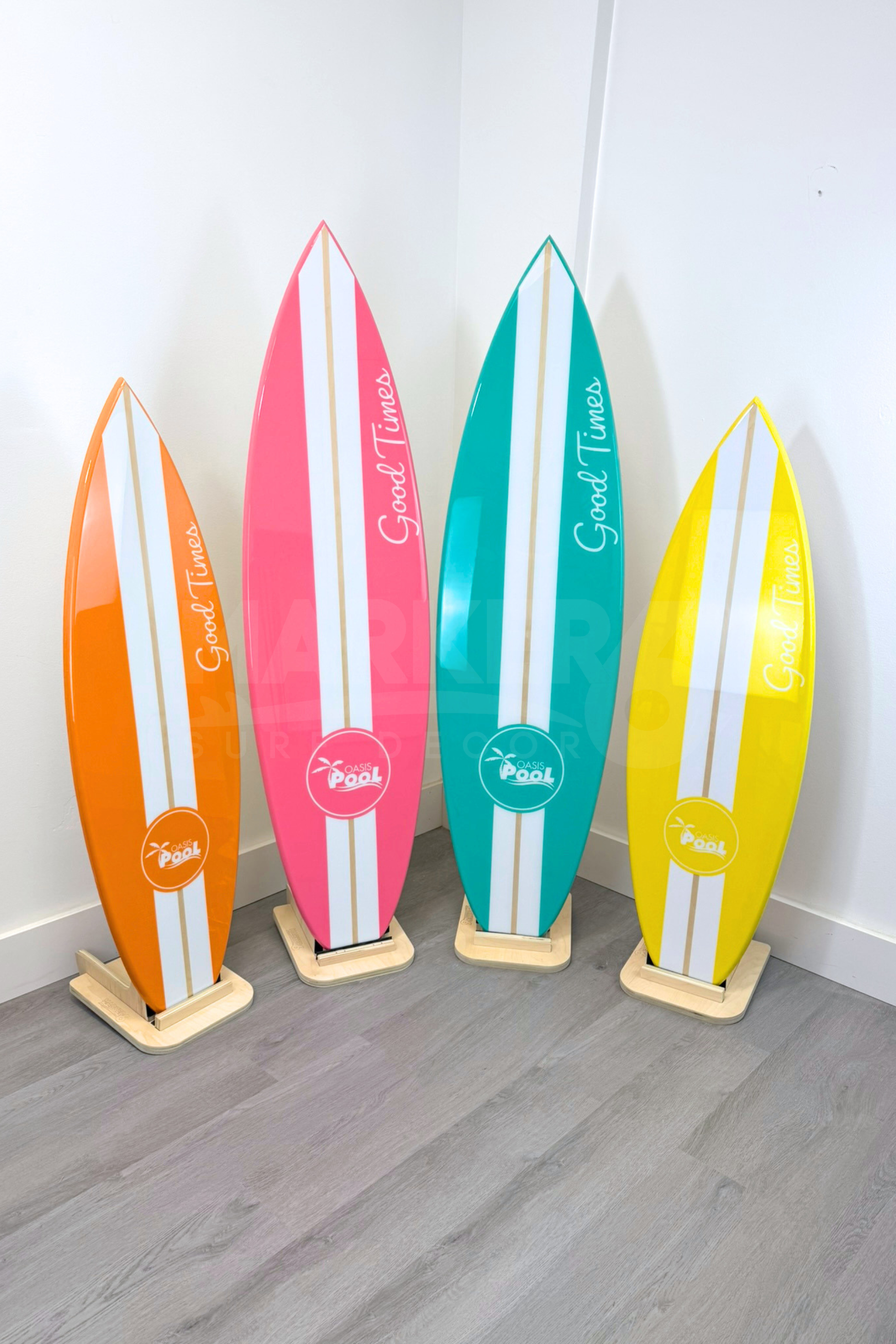 The Huntington Surfboard Wall Art – Marker Six