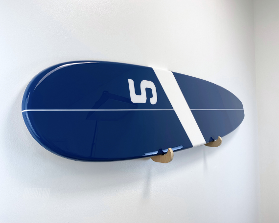The Catamaran Wooden Surfboard Wall Decor Art