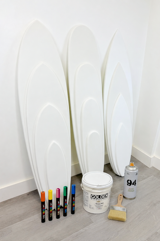 Unfinished Outdoor Waterproof Surfboard PVC Blank Various Sizes and Shapes