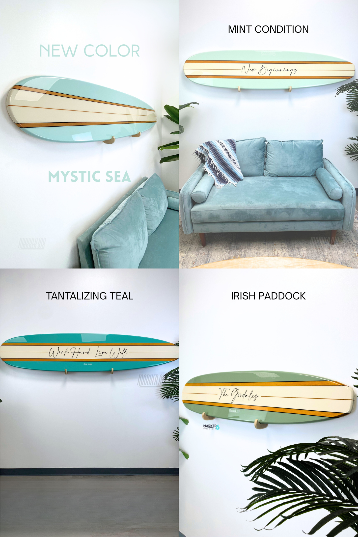 The Classic Surfboard Wall Art