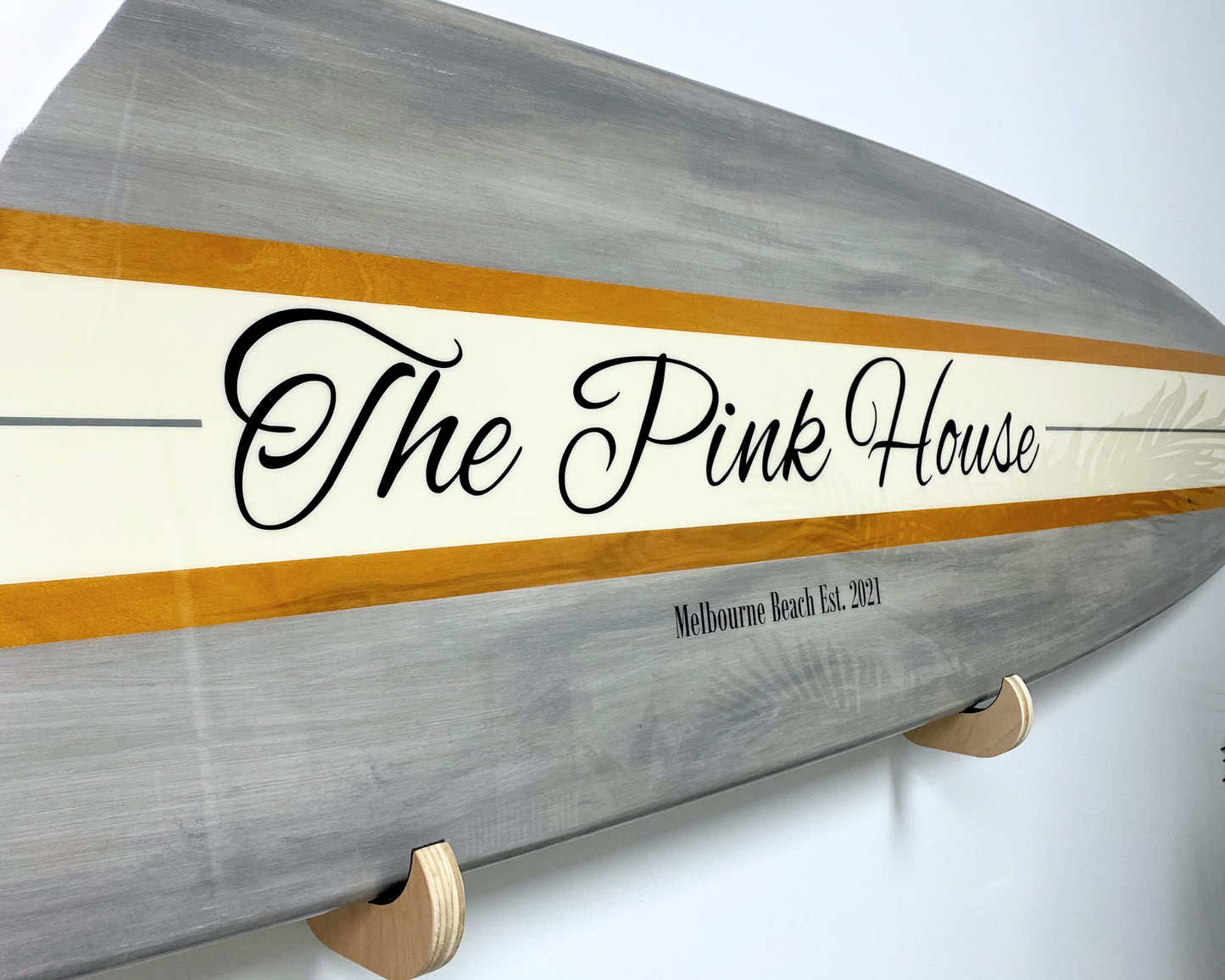 The Weathered Classic Surfboard Wall Art