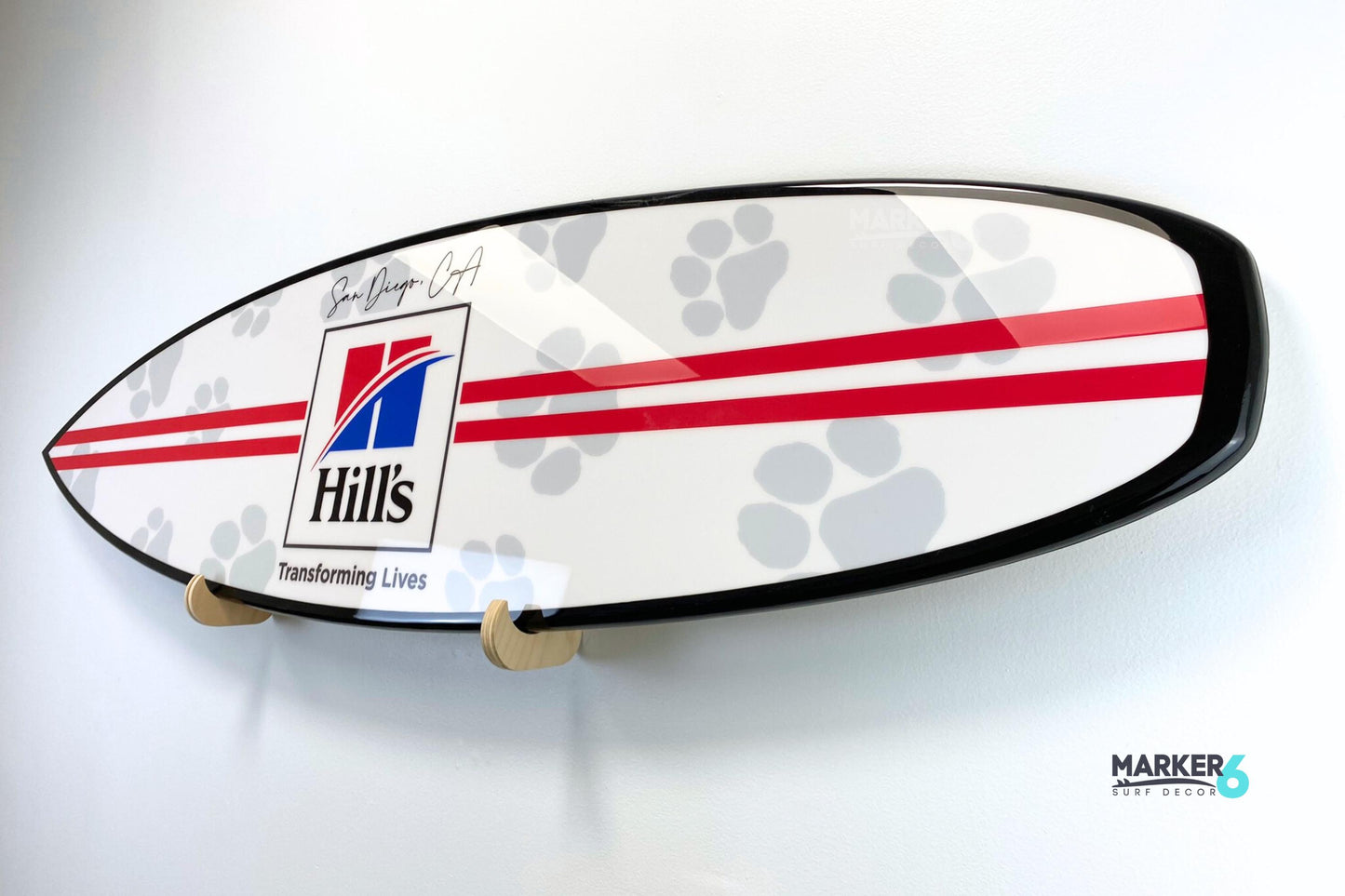 Custom Wrapped Shortboard Surfboard for Branding/Your Design