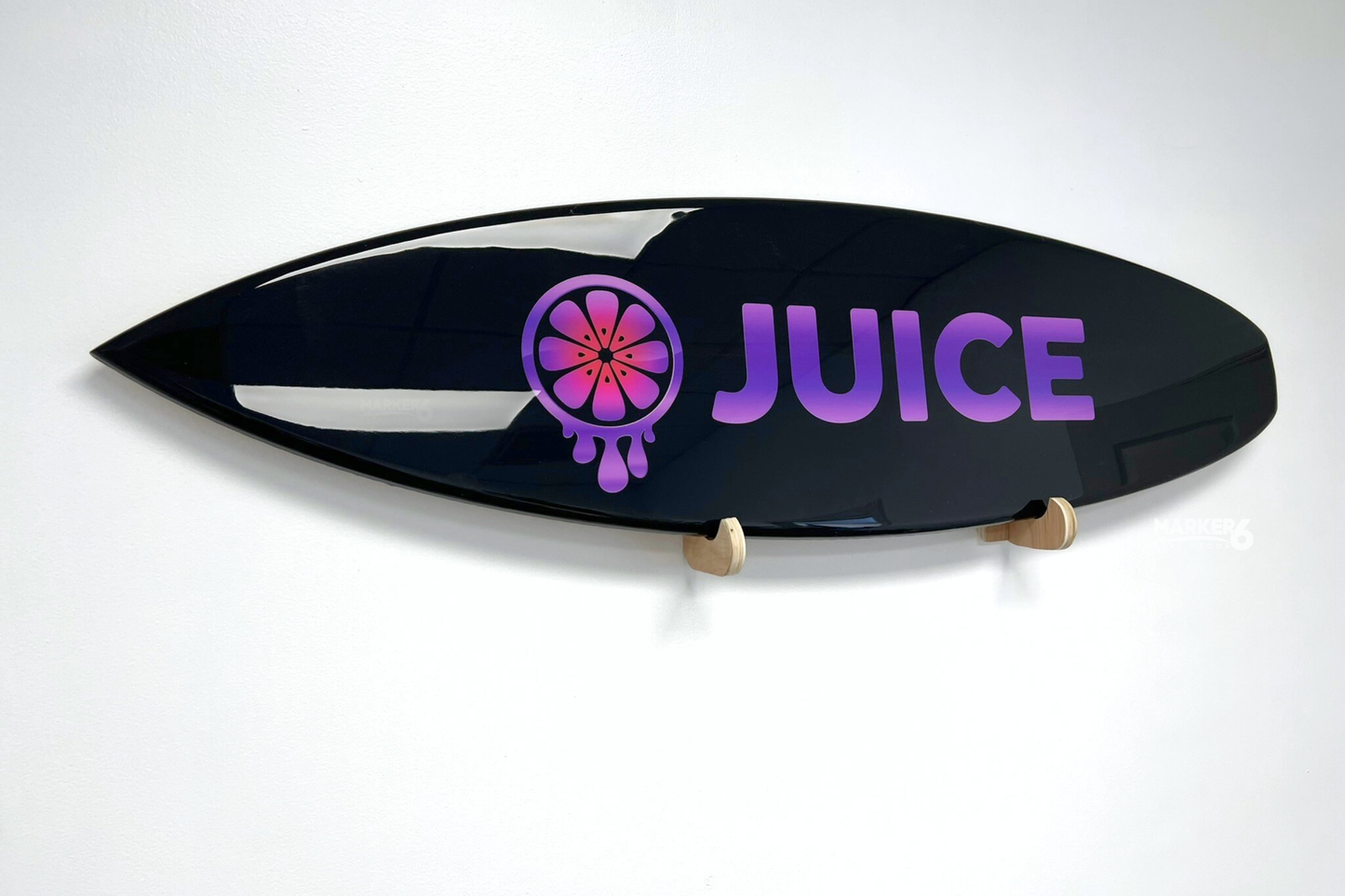 Custom Logo Single Color Shortboard Wall Hanger