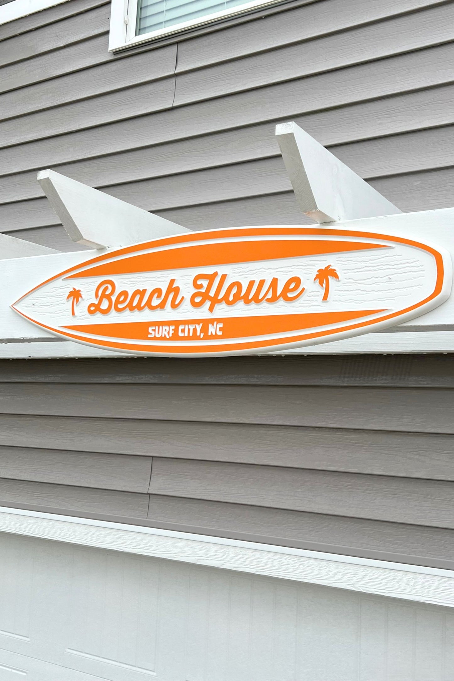The Sandbar Custom Outdoor Shortboard Surfboard Beach House Sign