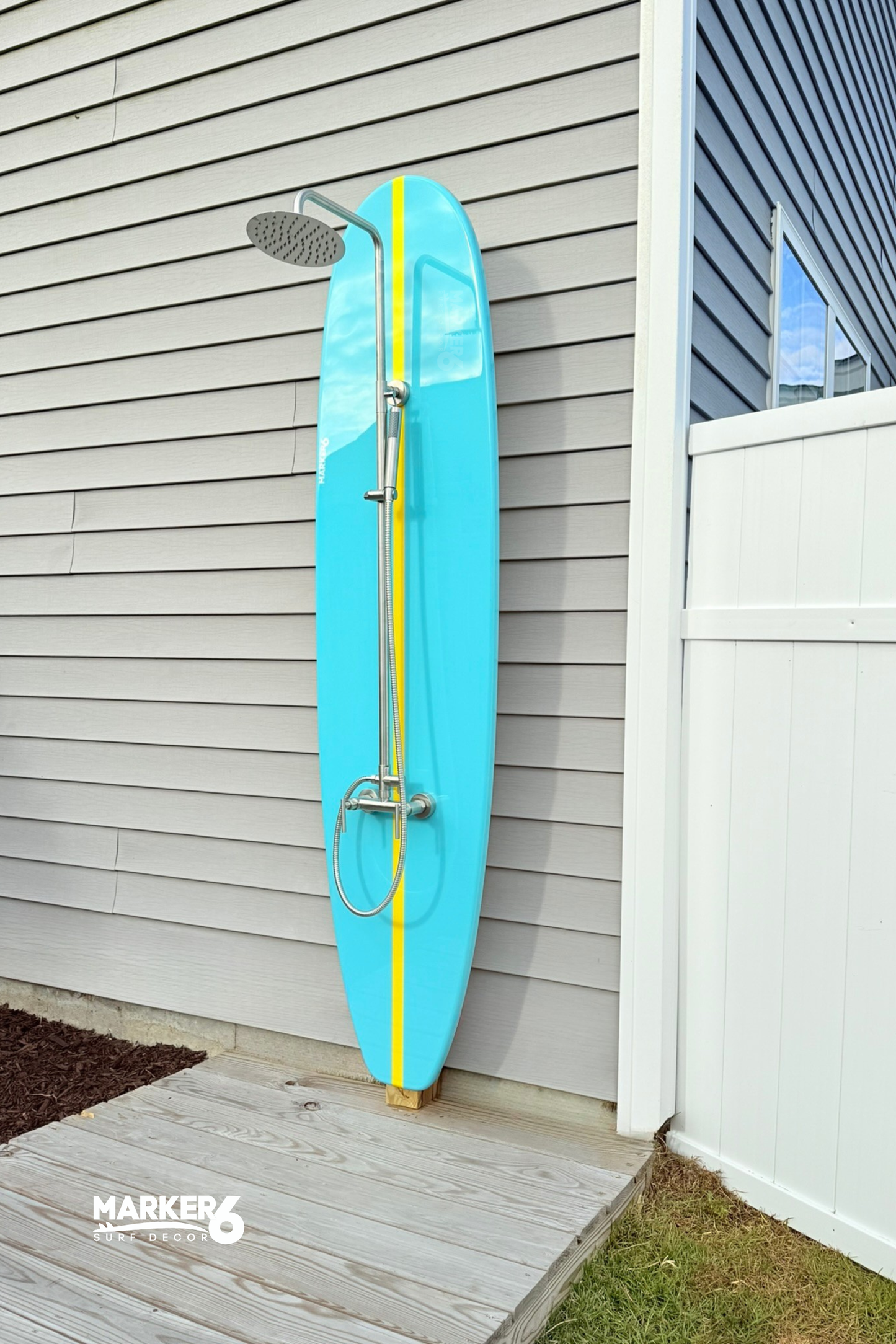 Longboard PVC Surfboard Outdoor Shower