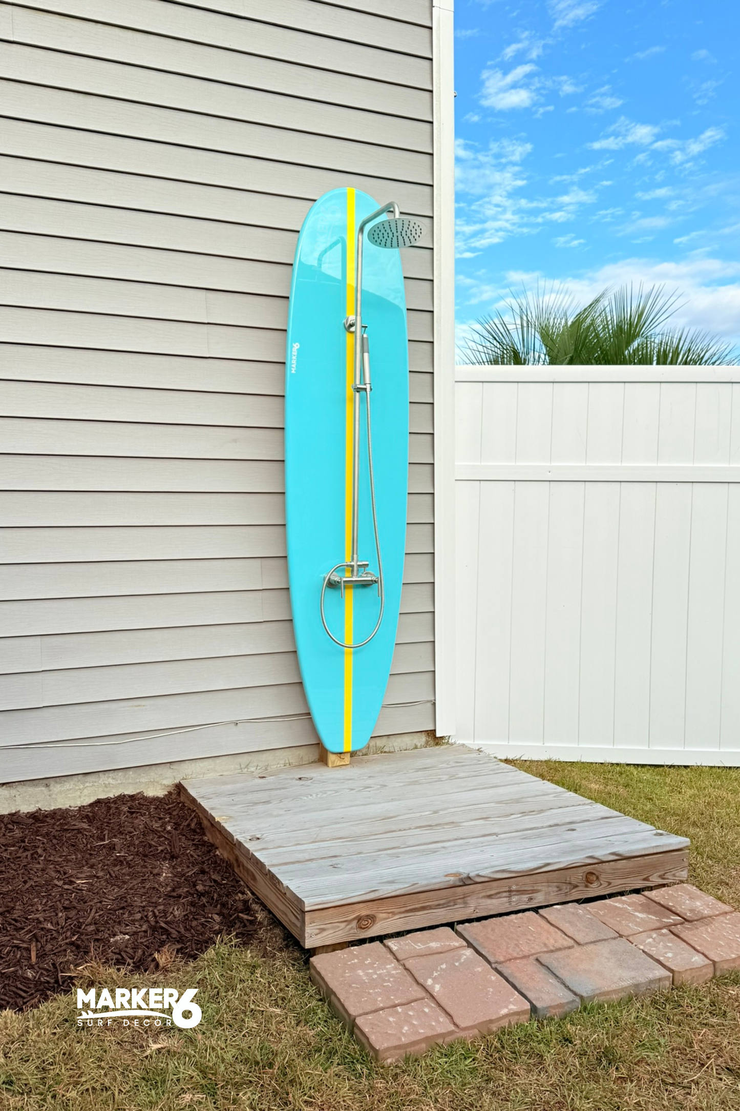 Longboard PVC Surfboard Outdoor Shower