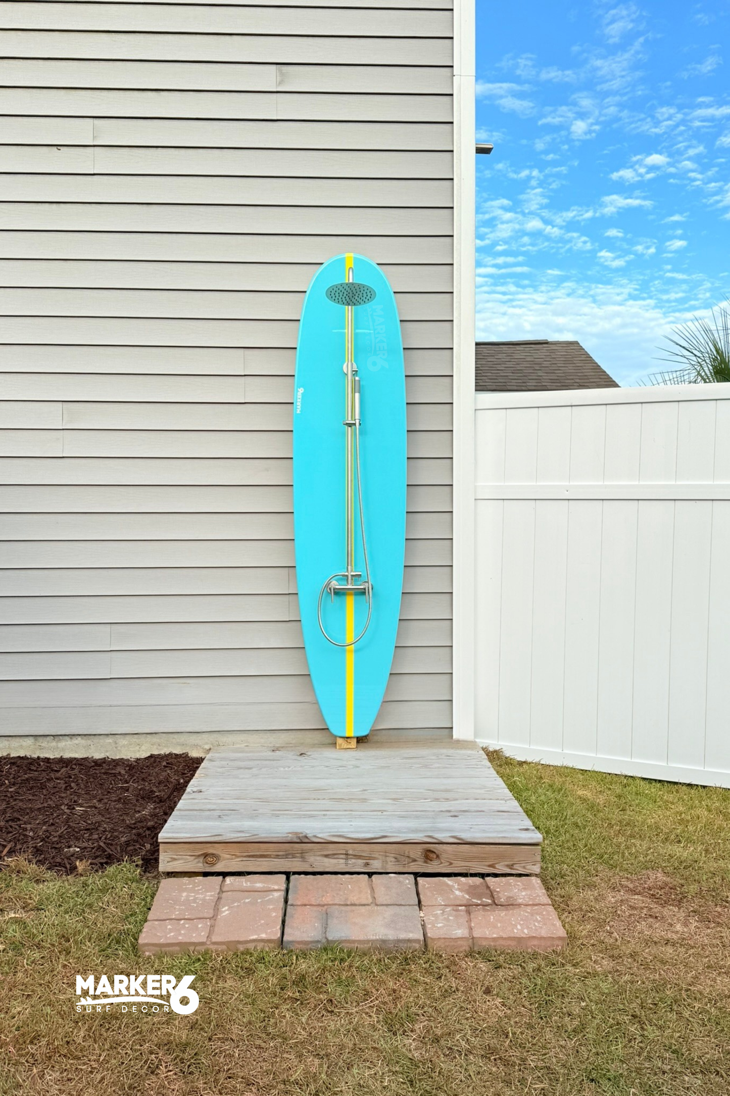 Longboard PVC Surfboard Outdoor Shower