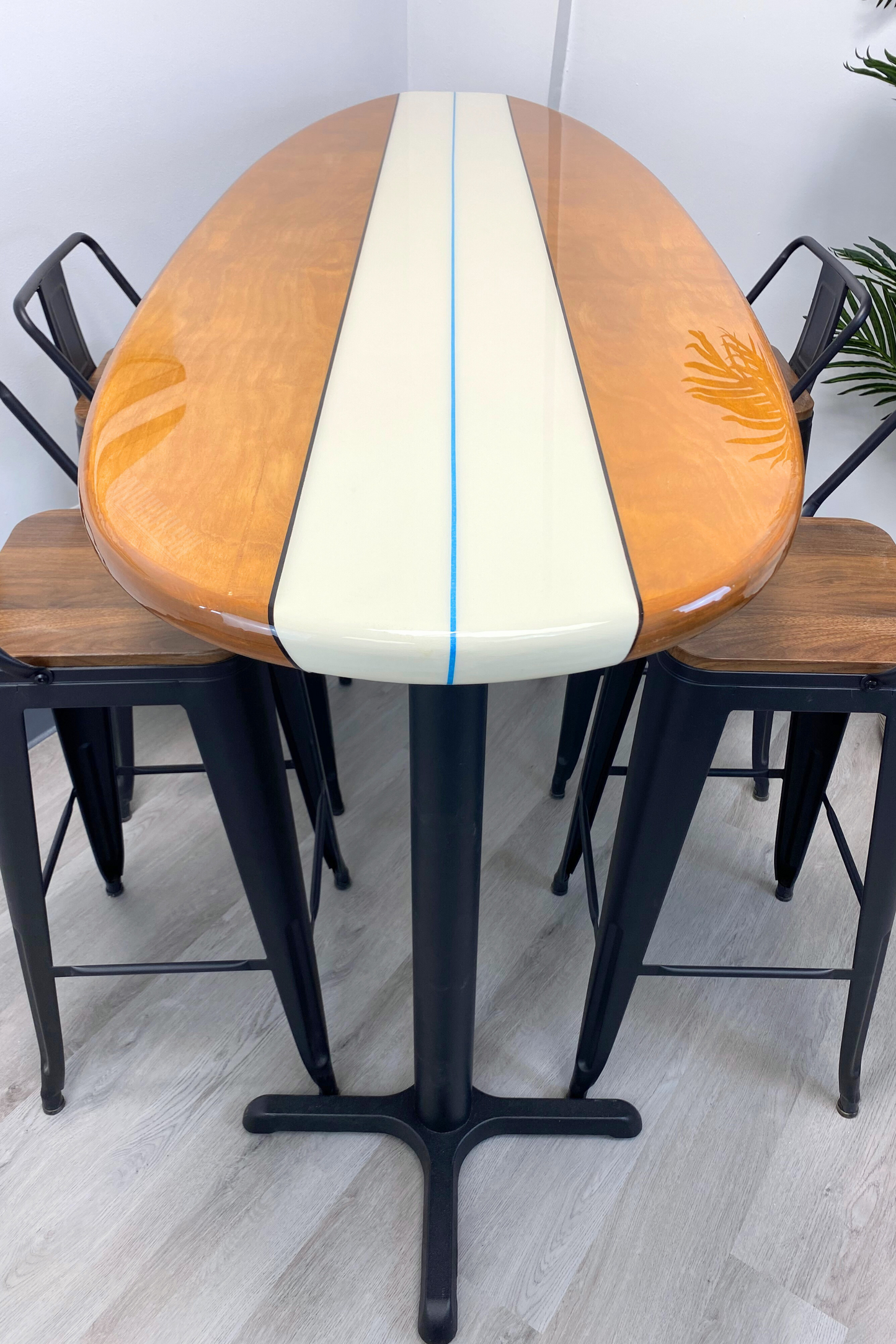 The Padillac Surfboard Bar Top