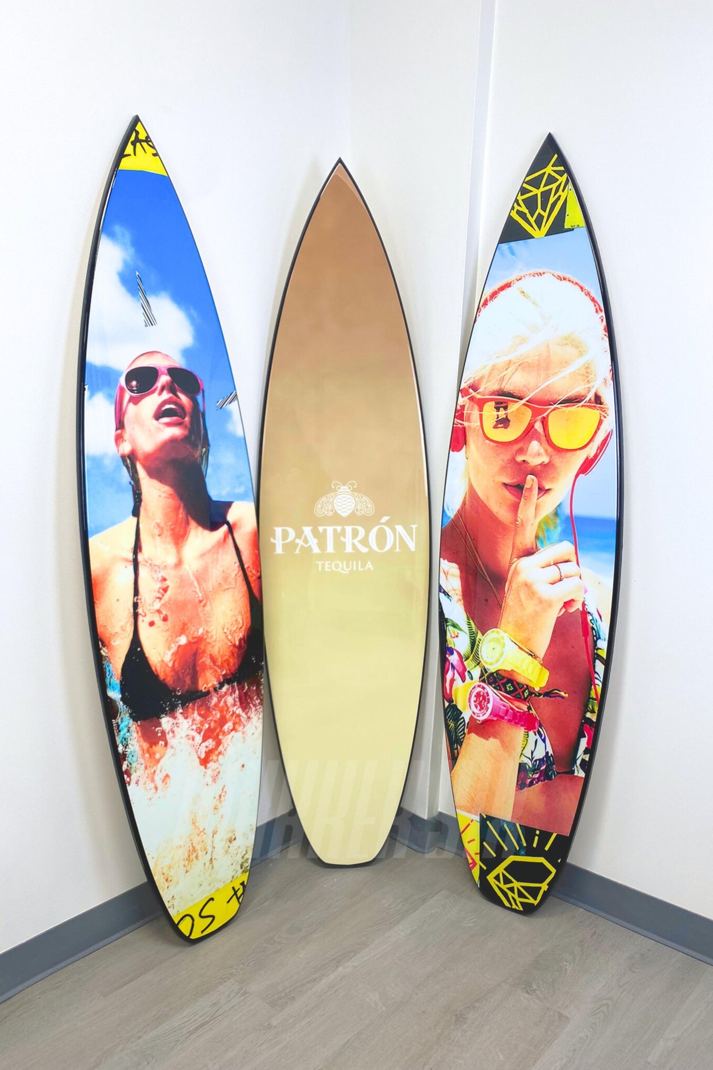 Custom Wrapped Shortboard Surfboard for Branding/Your Design