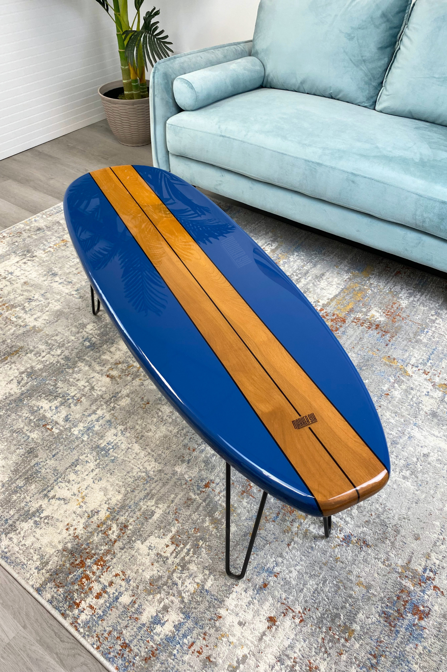 The Rogue Surfboard Coffee Table