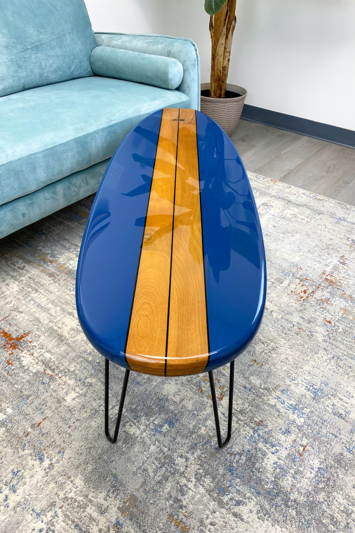 The Rogue Surfboard Coffee Table