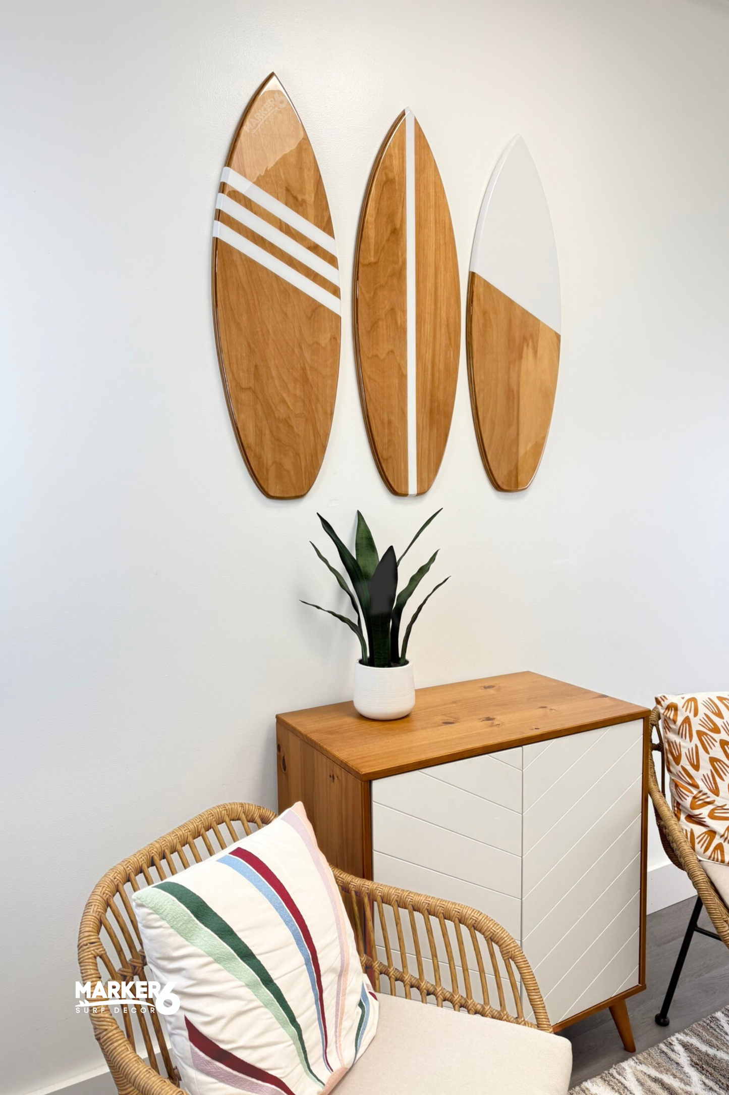 The Shore Break Surfboard Wall Decor