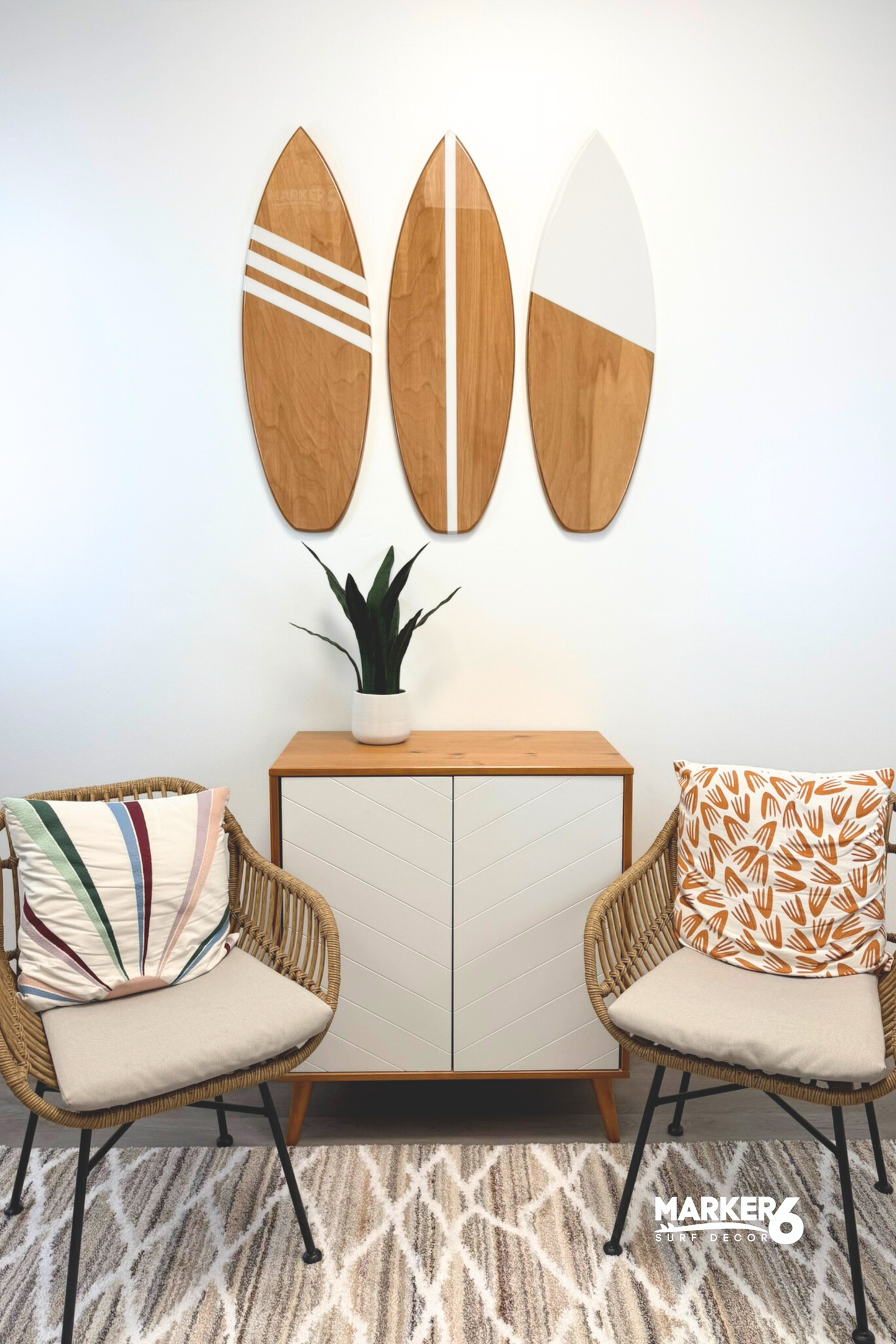 The Shore Break Surfboard Wall Decor