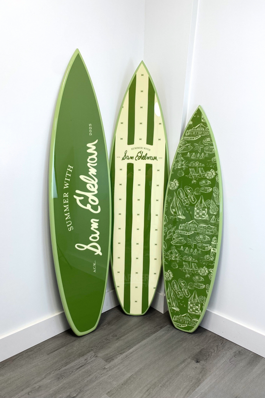 Custom Wrapped Shortboard Surfboard for Branding