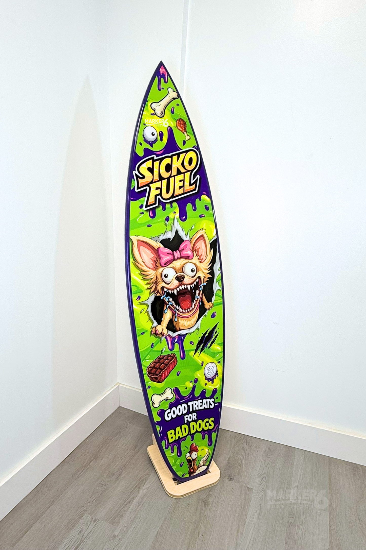 Custom Wrapped Shortboard Surfboard for Branding/Your Design