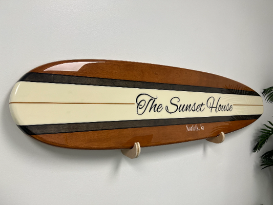 The Aloha Surfboard Wall Decor