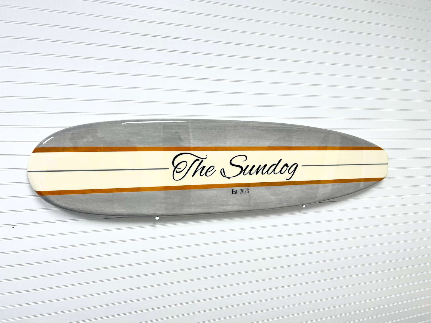 The Weathered Classic Surfboard Wall Art