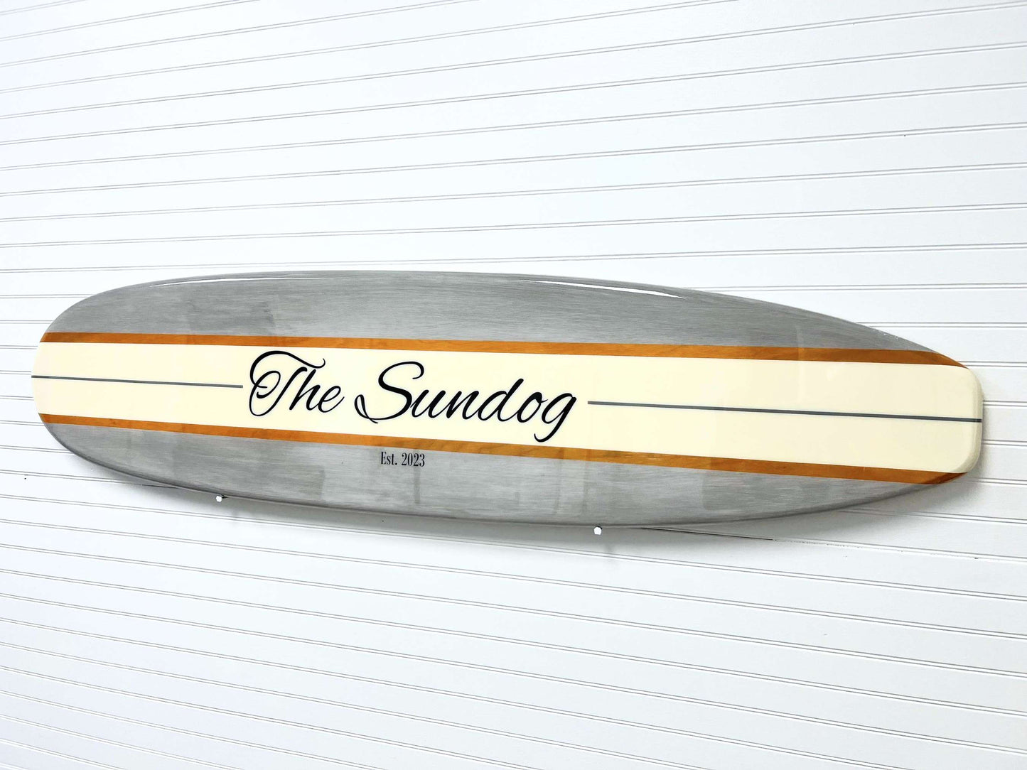 The Weathered Classic Surfboard Wall Art