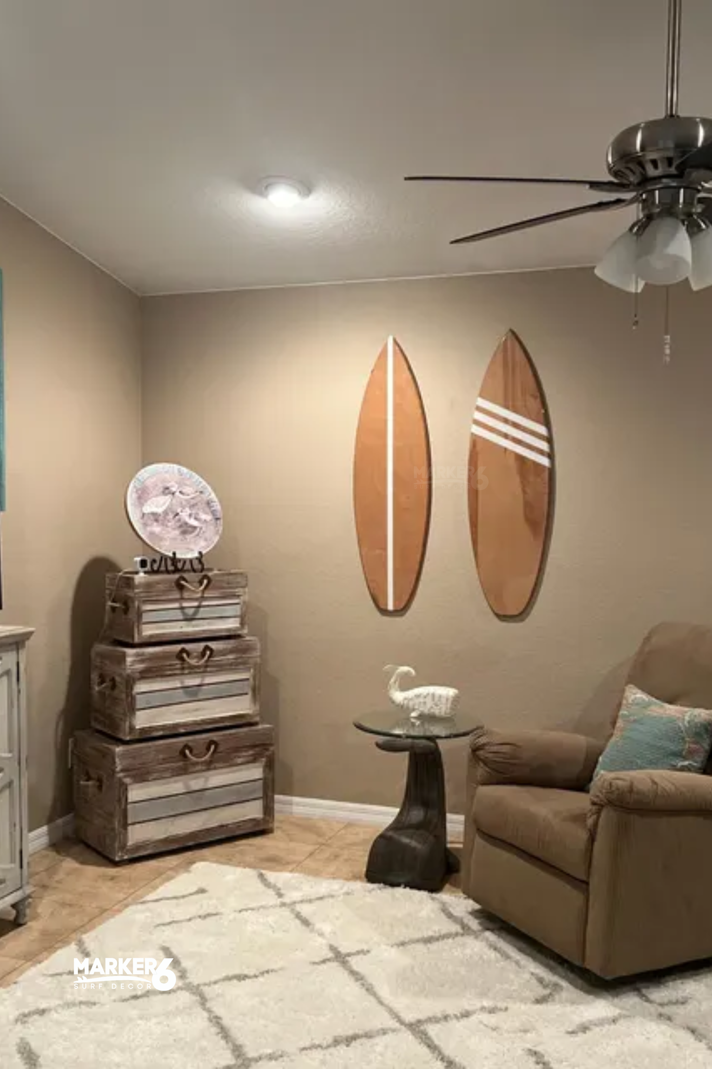 The Shore Break Surfboard Wall Decor