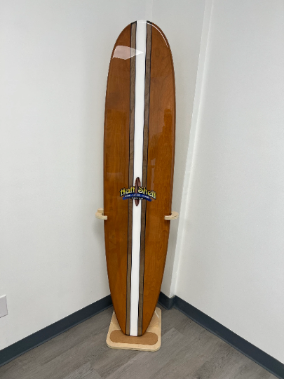 The Woody Longboard Surfboard Wall Art Hanger