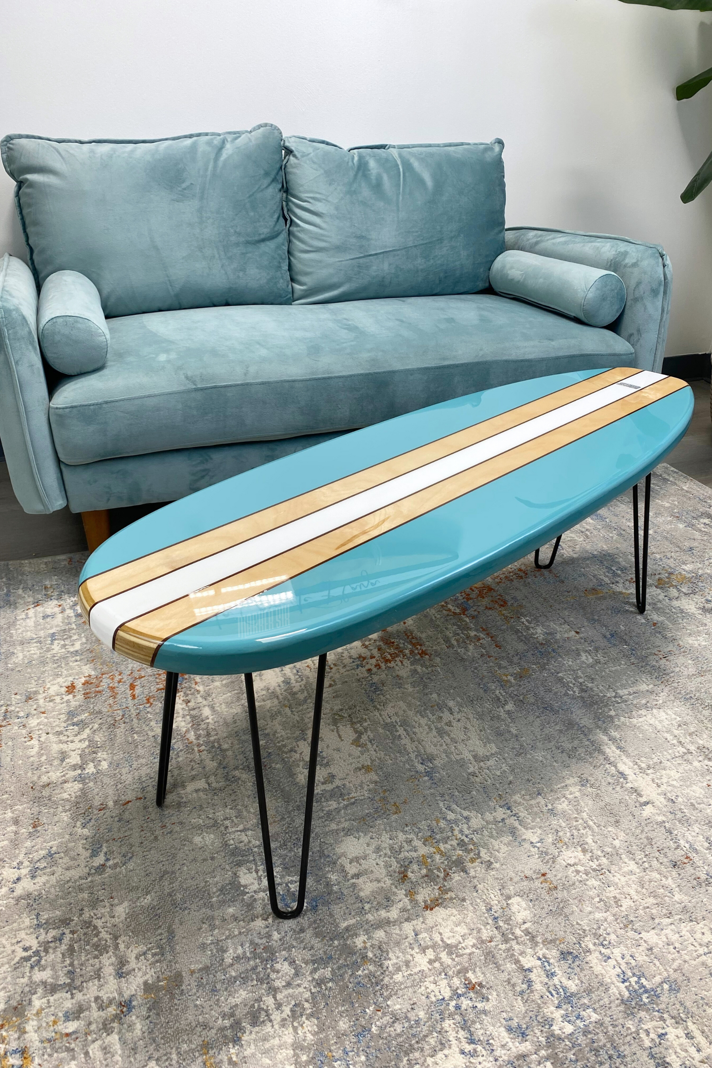 The King Tide Surfboard Coffee Table