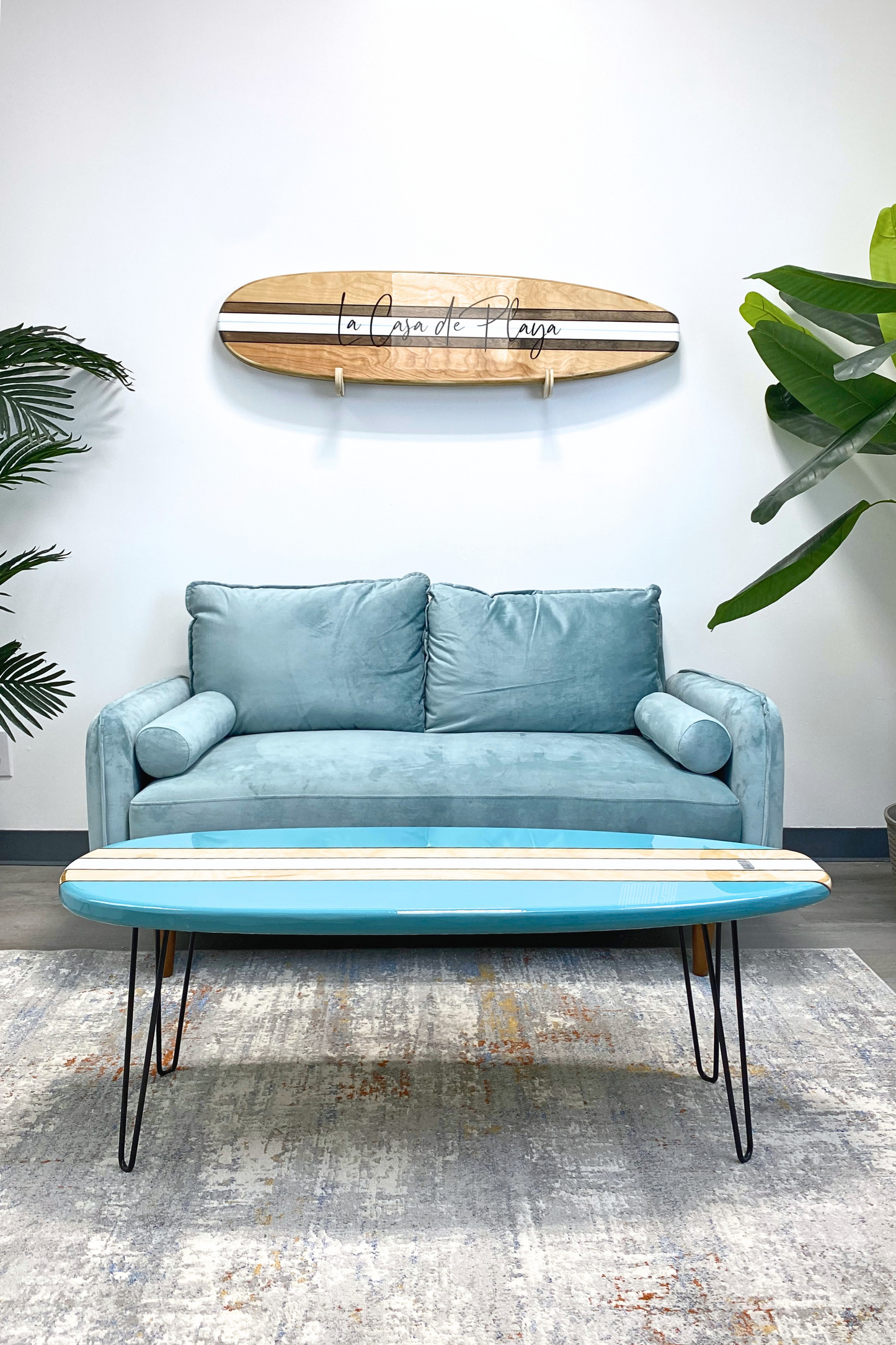The King Tide Surfboard Coffee Table