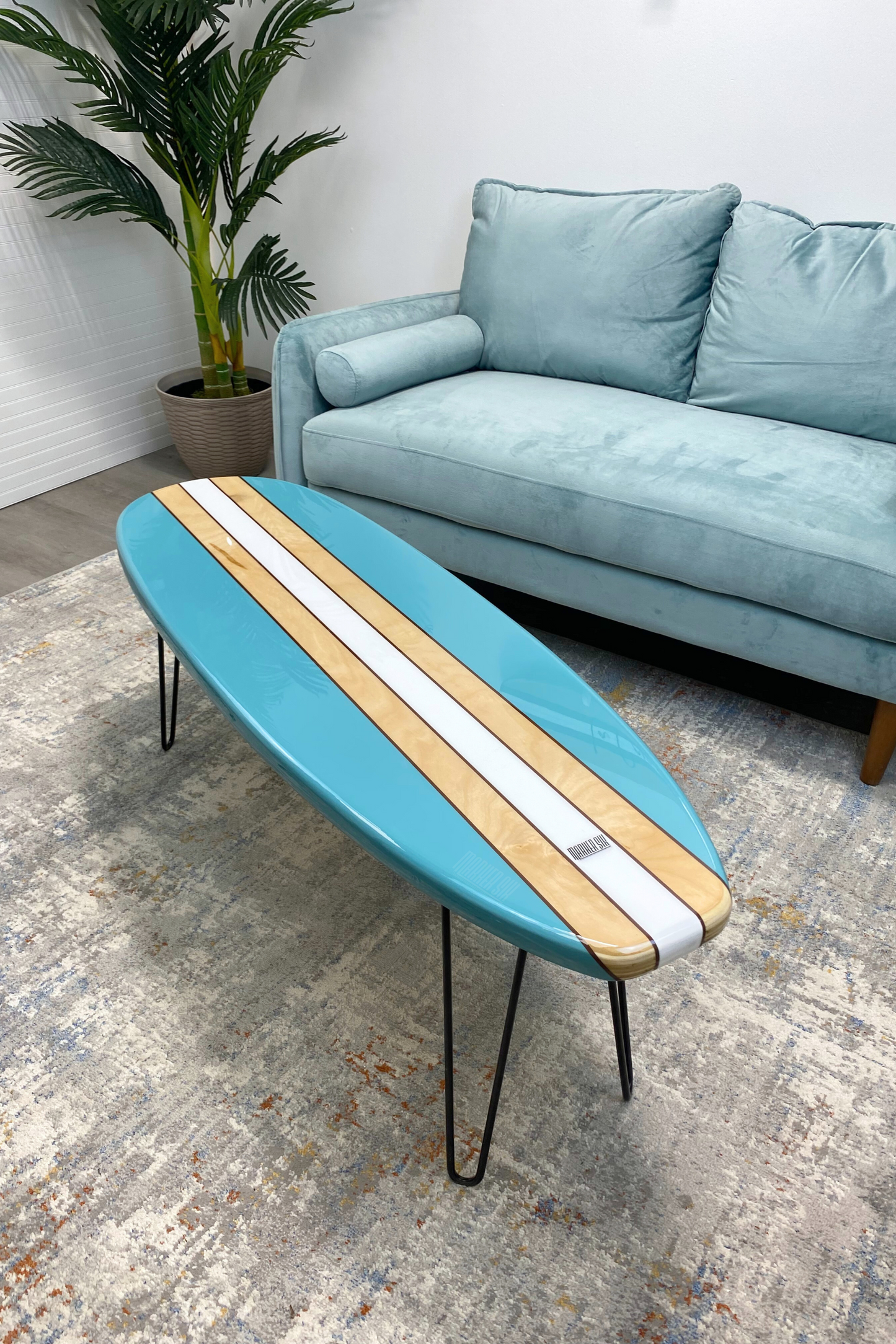 The King Tide Surfboard Coffee Table