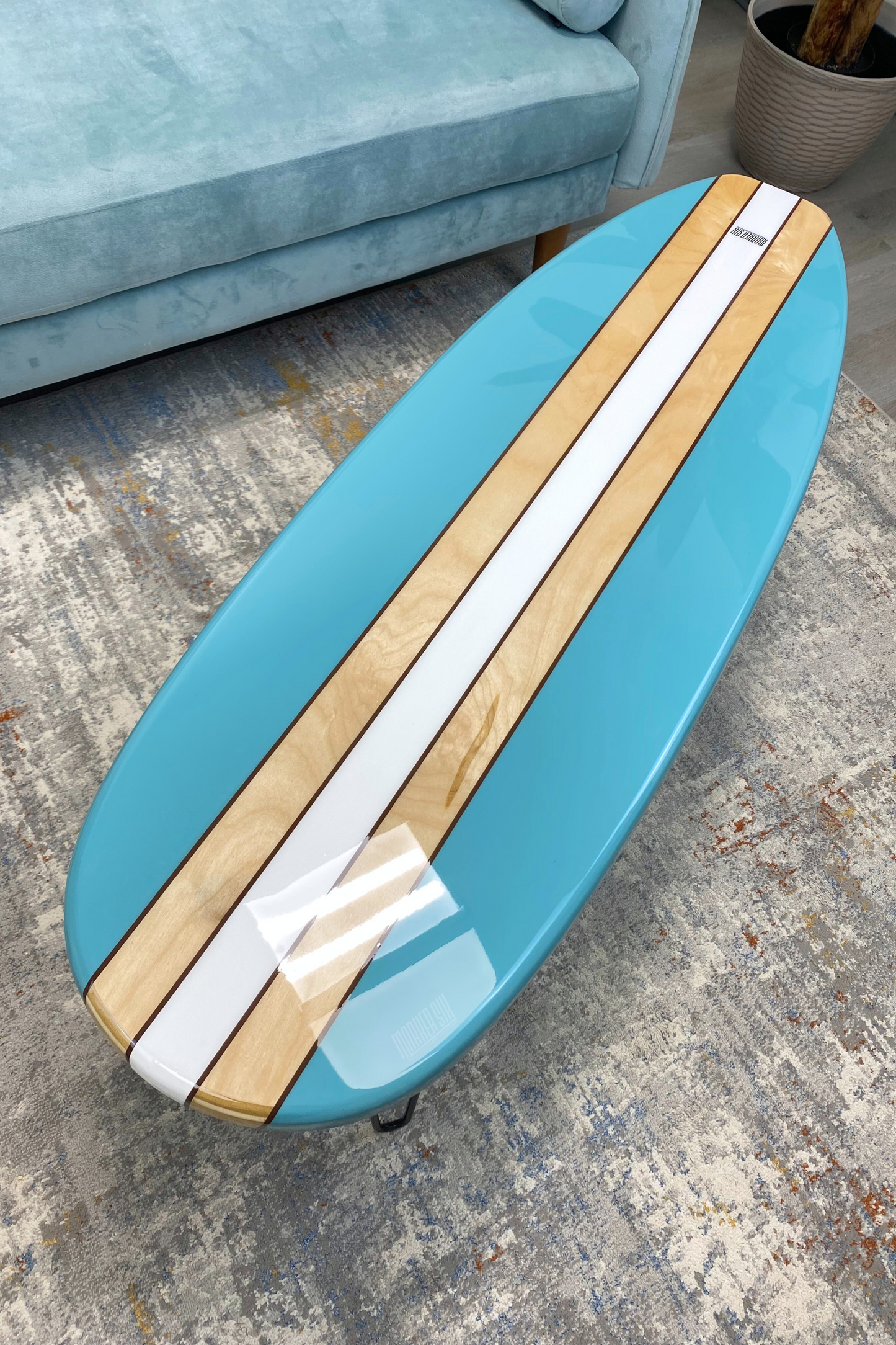 The King Tide Surfboard Coffee Table