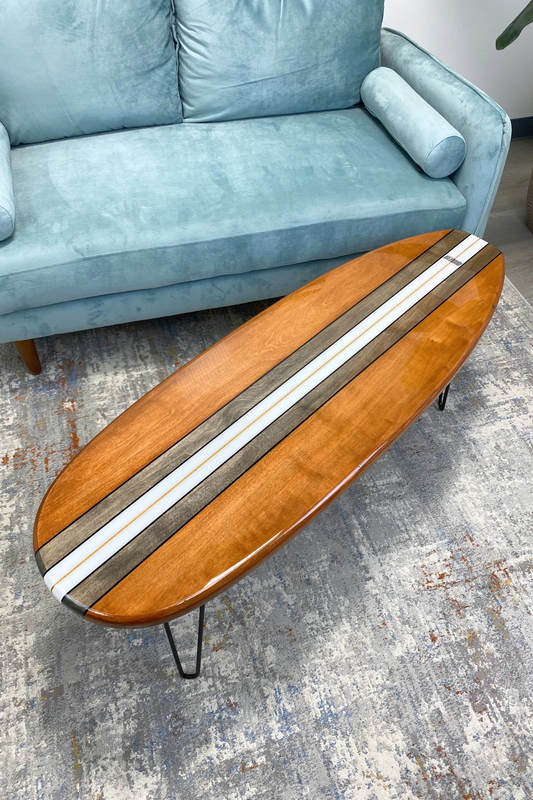 The Ohana  Surfboard Coffee Table