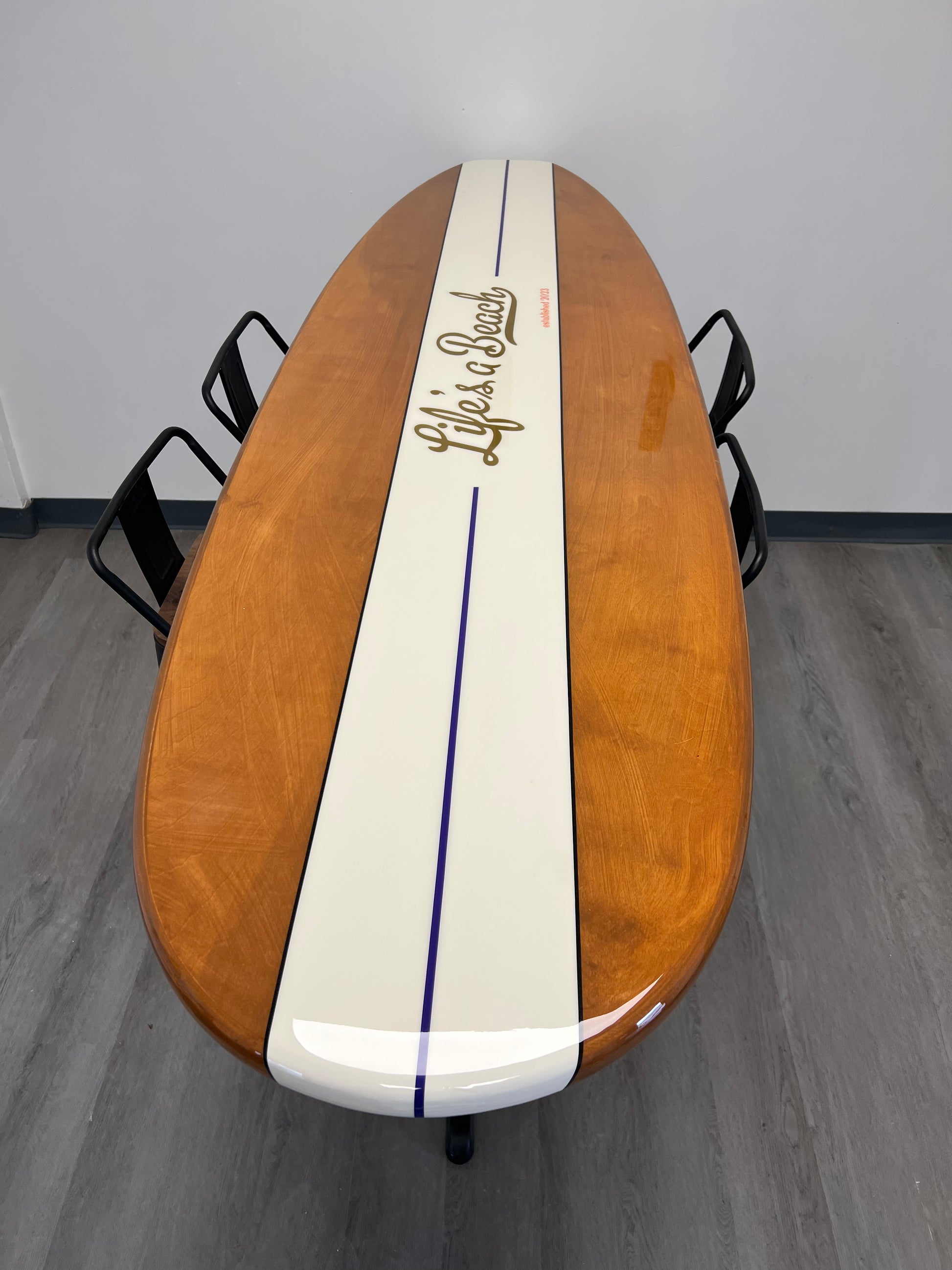Surfboard bar deals tables for sale