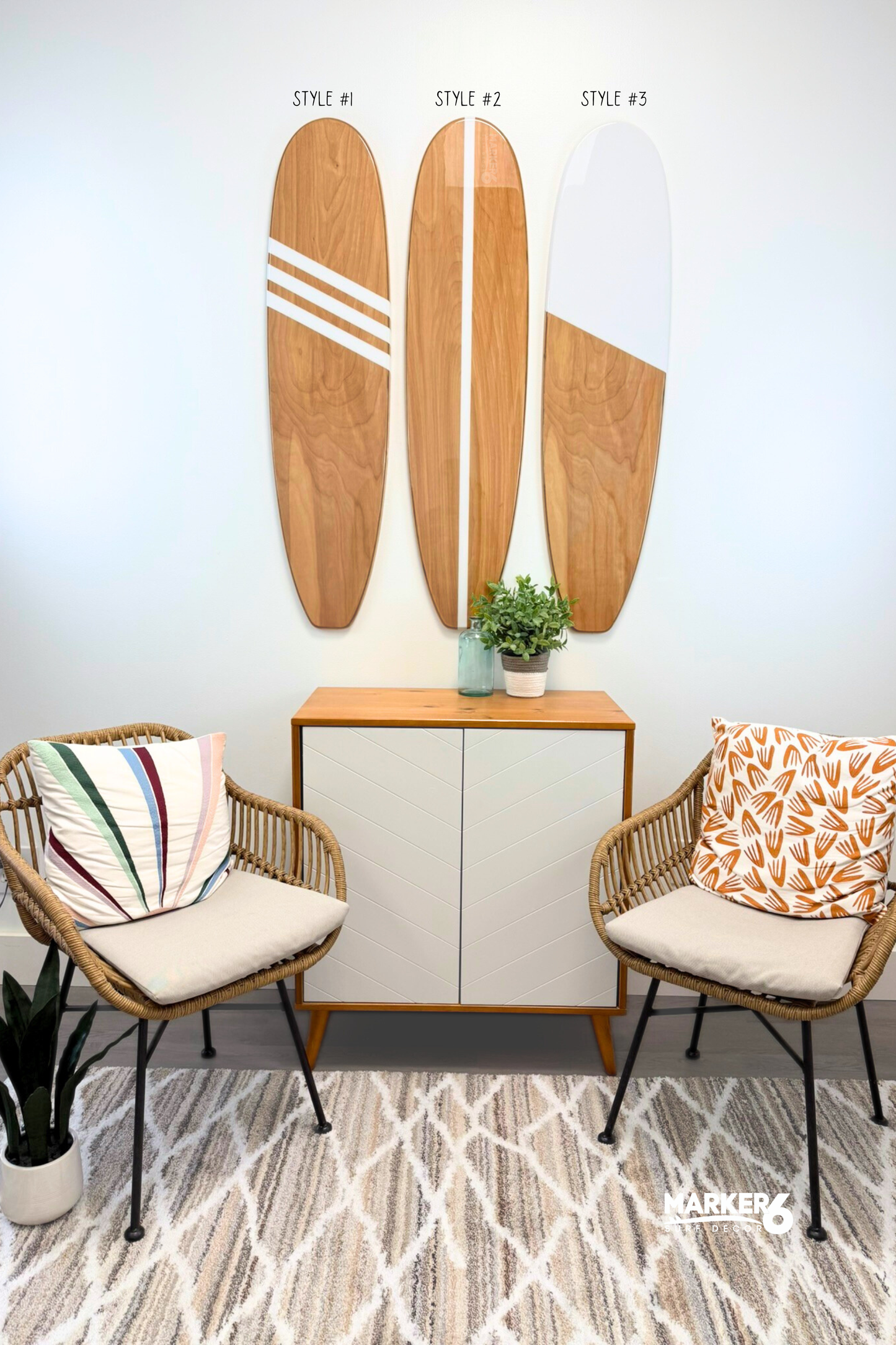 The Shore Break Surfboard Wall Decor