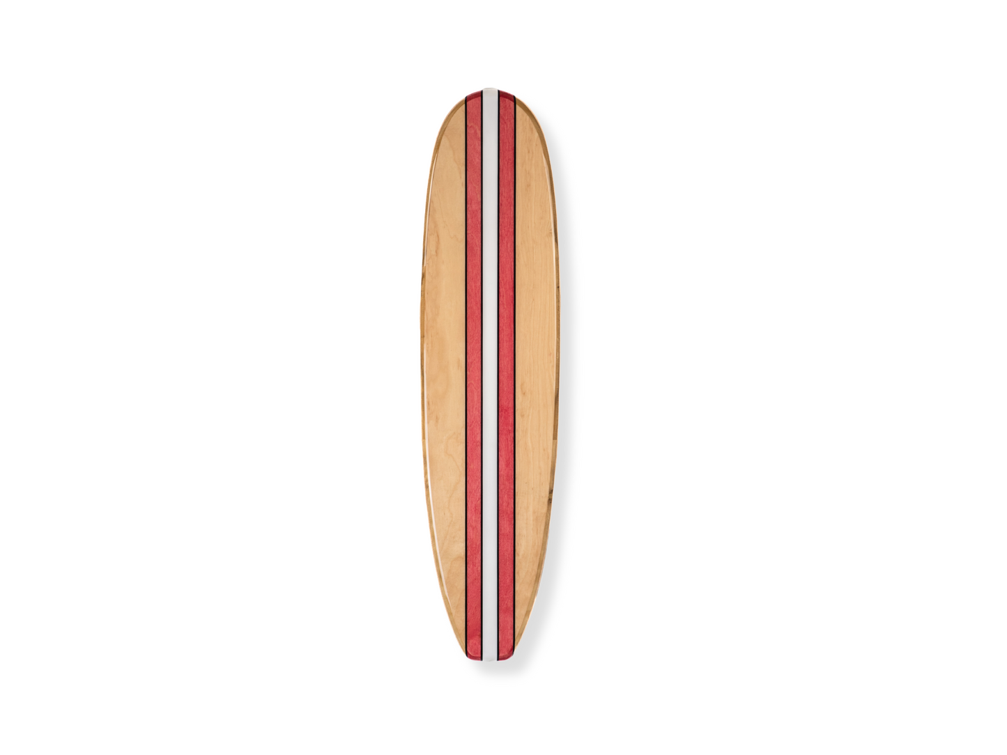 Red Natural Surfboard 36"