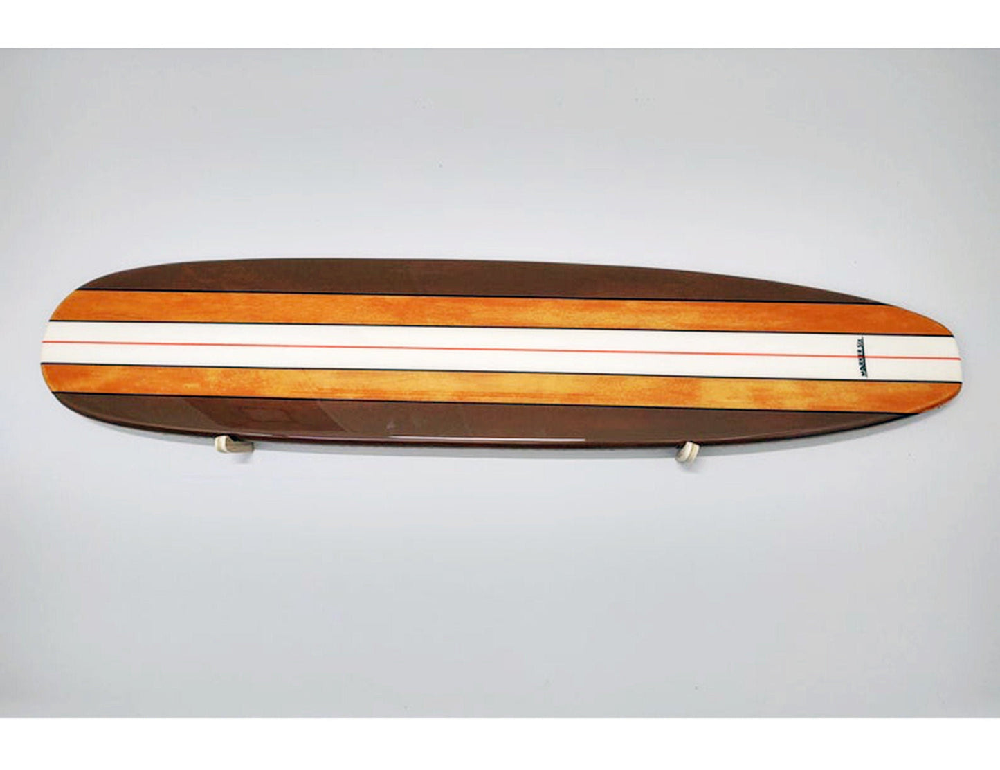 Tri-color Wooden Surfboard Wall Art Hanger